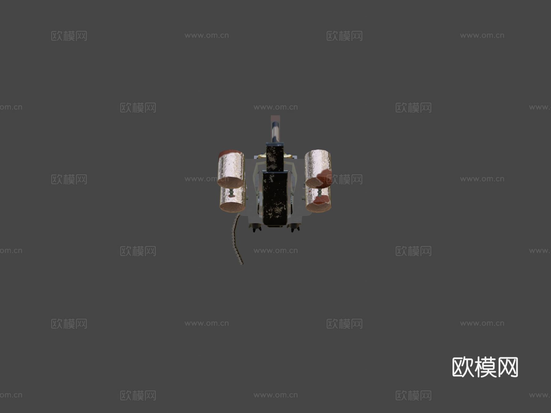 古埃及风格迷你机枪3d模型