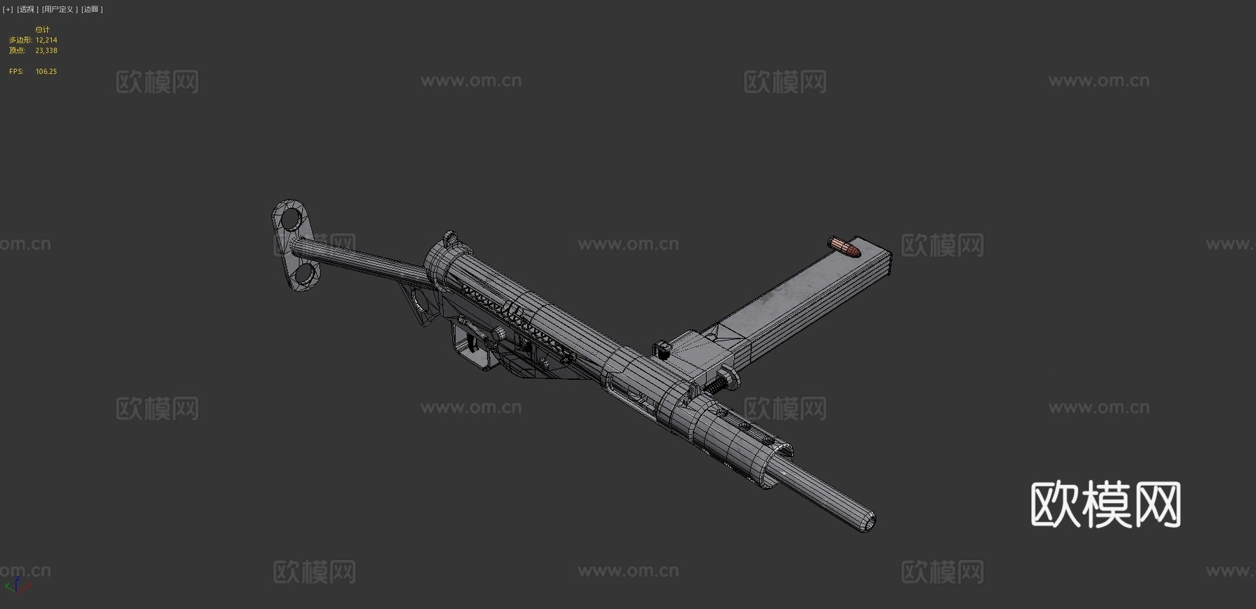 斯登Mk.II3d模型