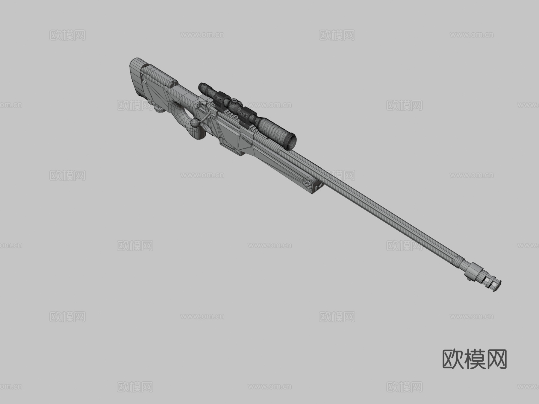 AWM-蝙蝠侠VS小丑3d模型
