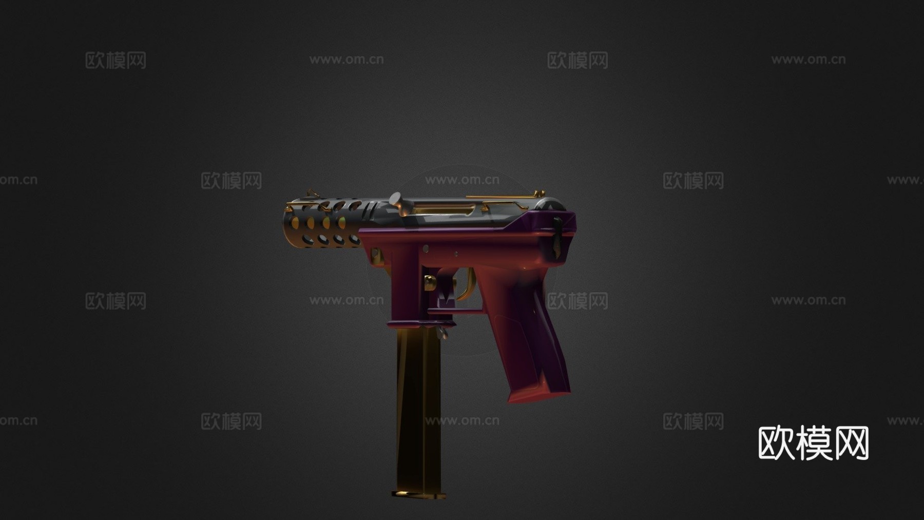 Tec9完成3d模型