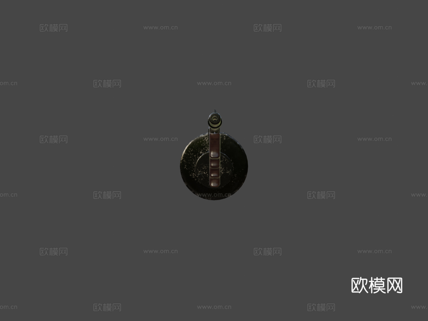 汤普森冲锋枪民用版3d模型