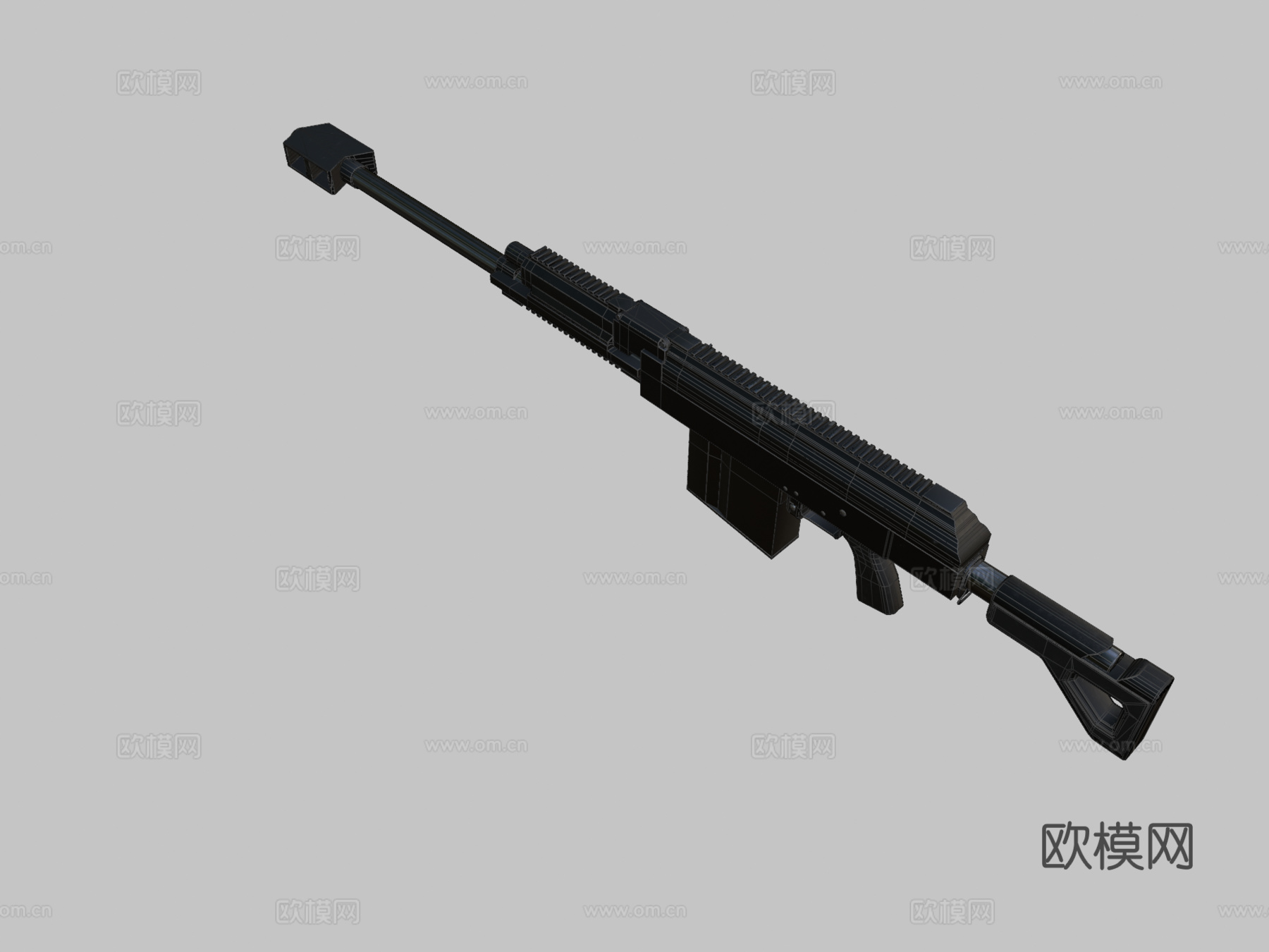 AK-50 BMG3d模型