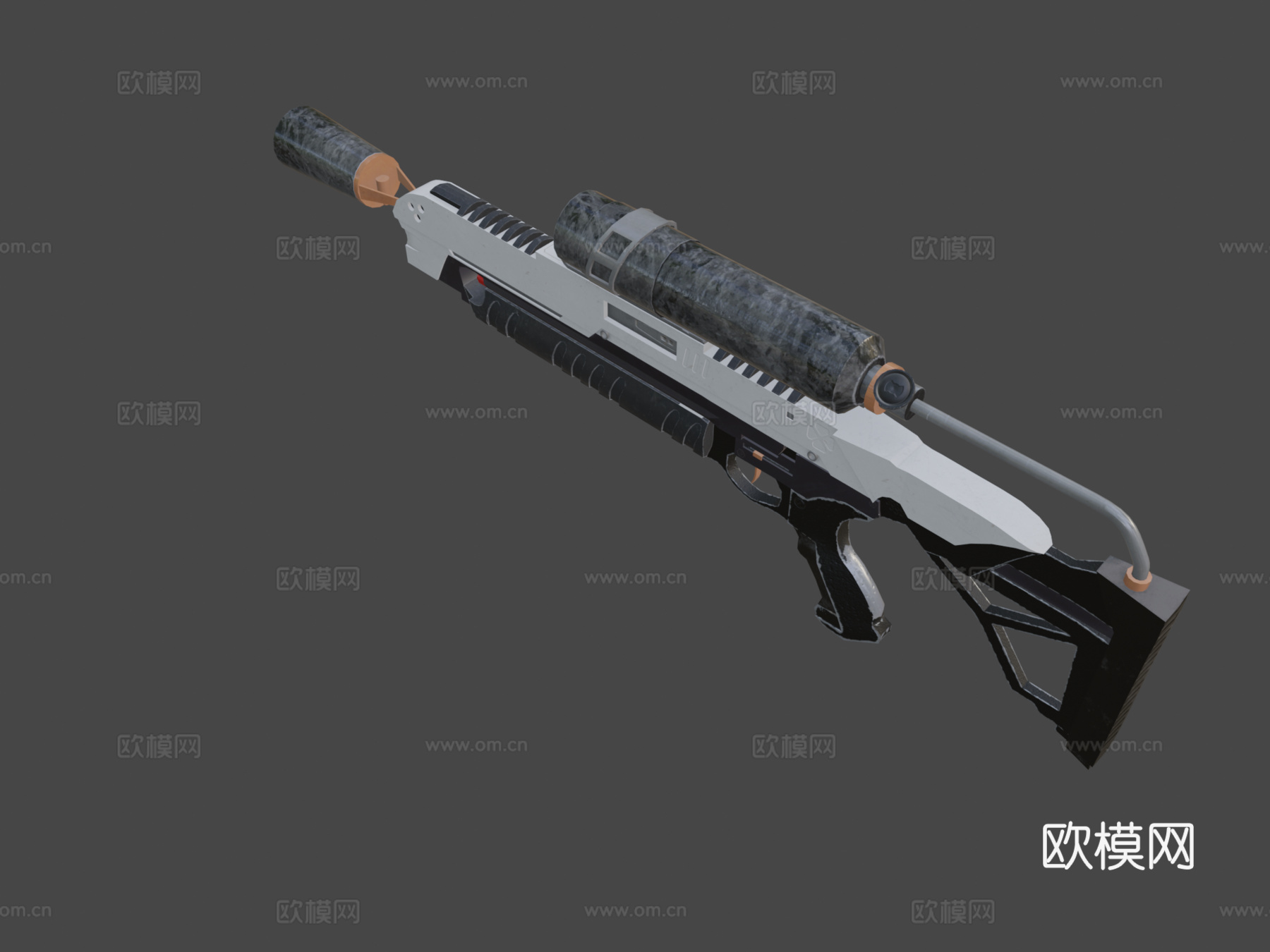 火焰喷射器3d模型