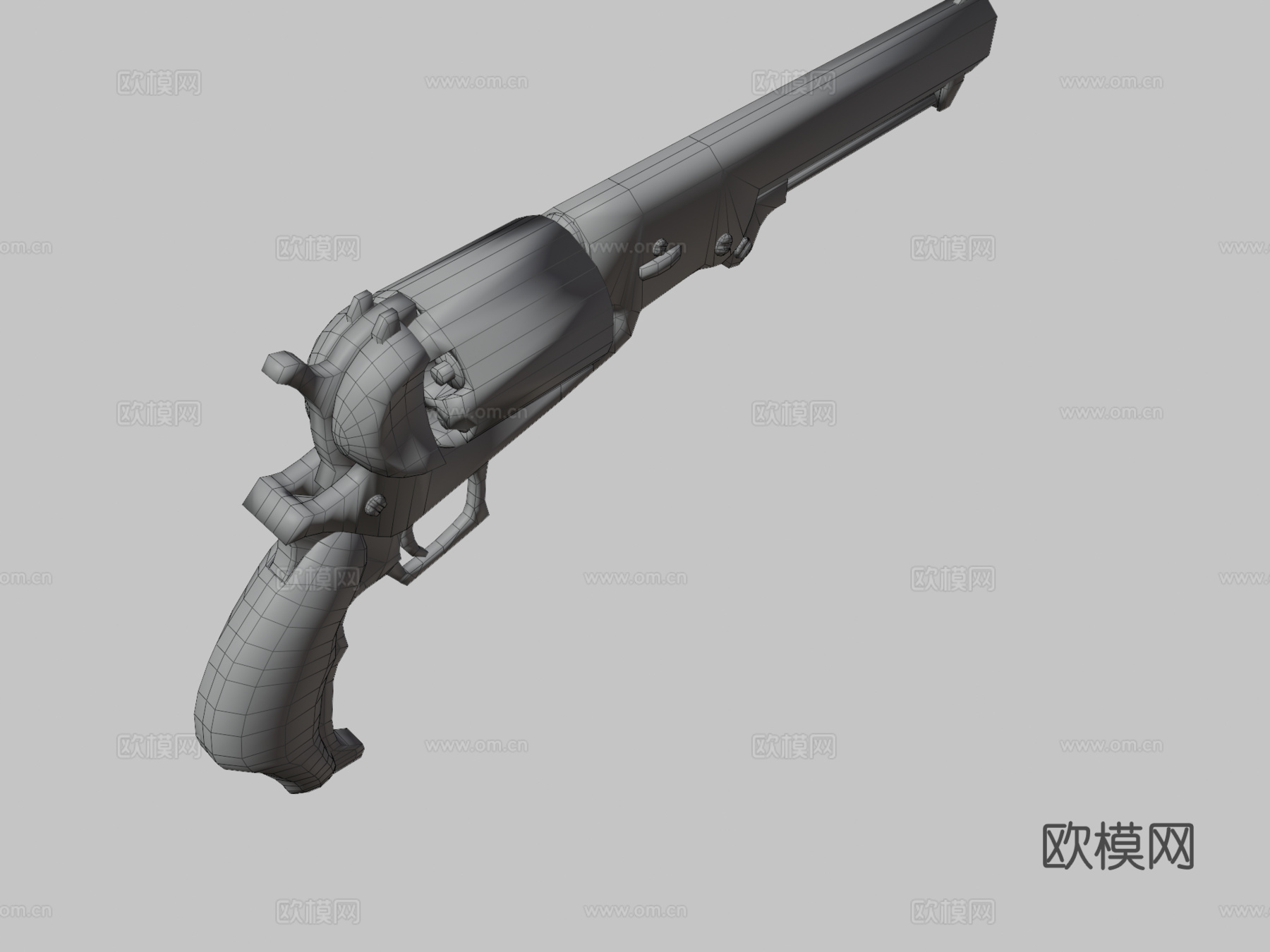 柯尔特沃克定制版3d模型