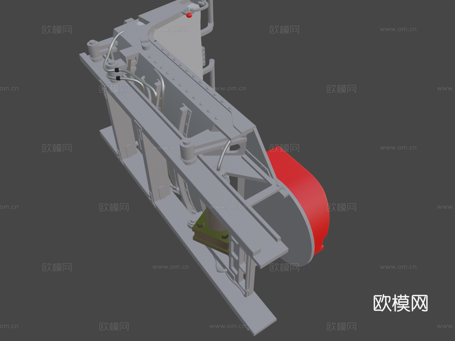 F-100超级佩刀弹射座椅3d模型