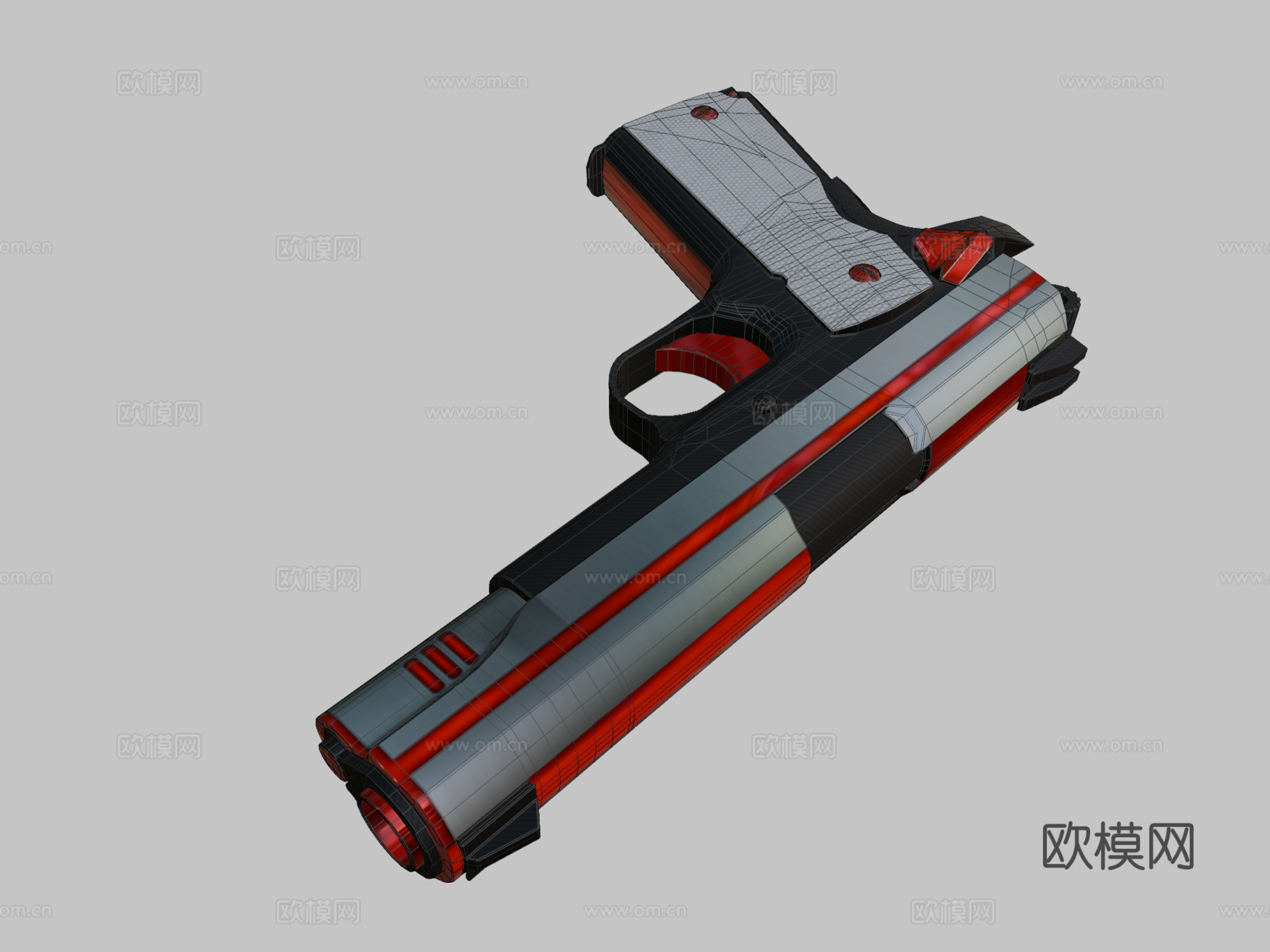 M1911-千禧之光3d模型