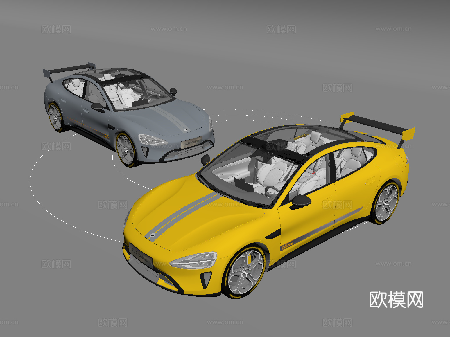 汽车 现代新能源汽车 轿车 小米汽车 小米su7ultrasu模型