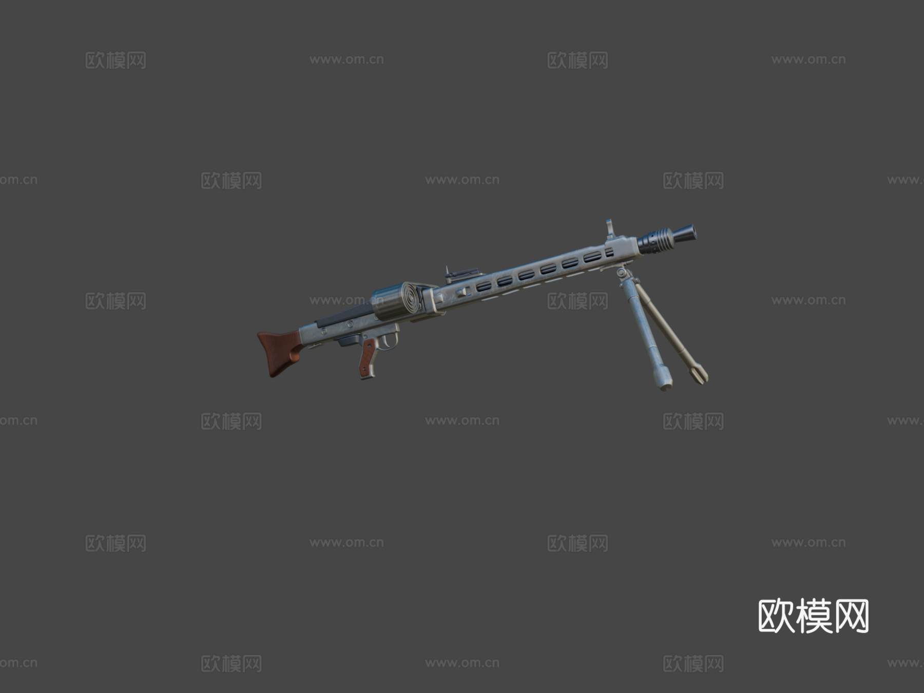 MG42机枪3d模型