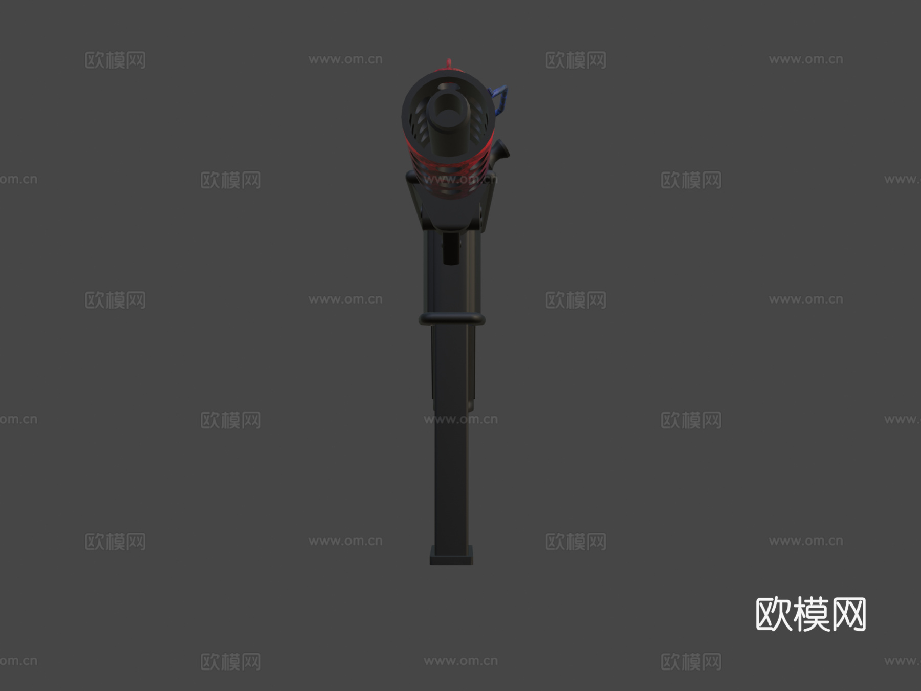 Tec9-蓝线3d模型
