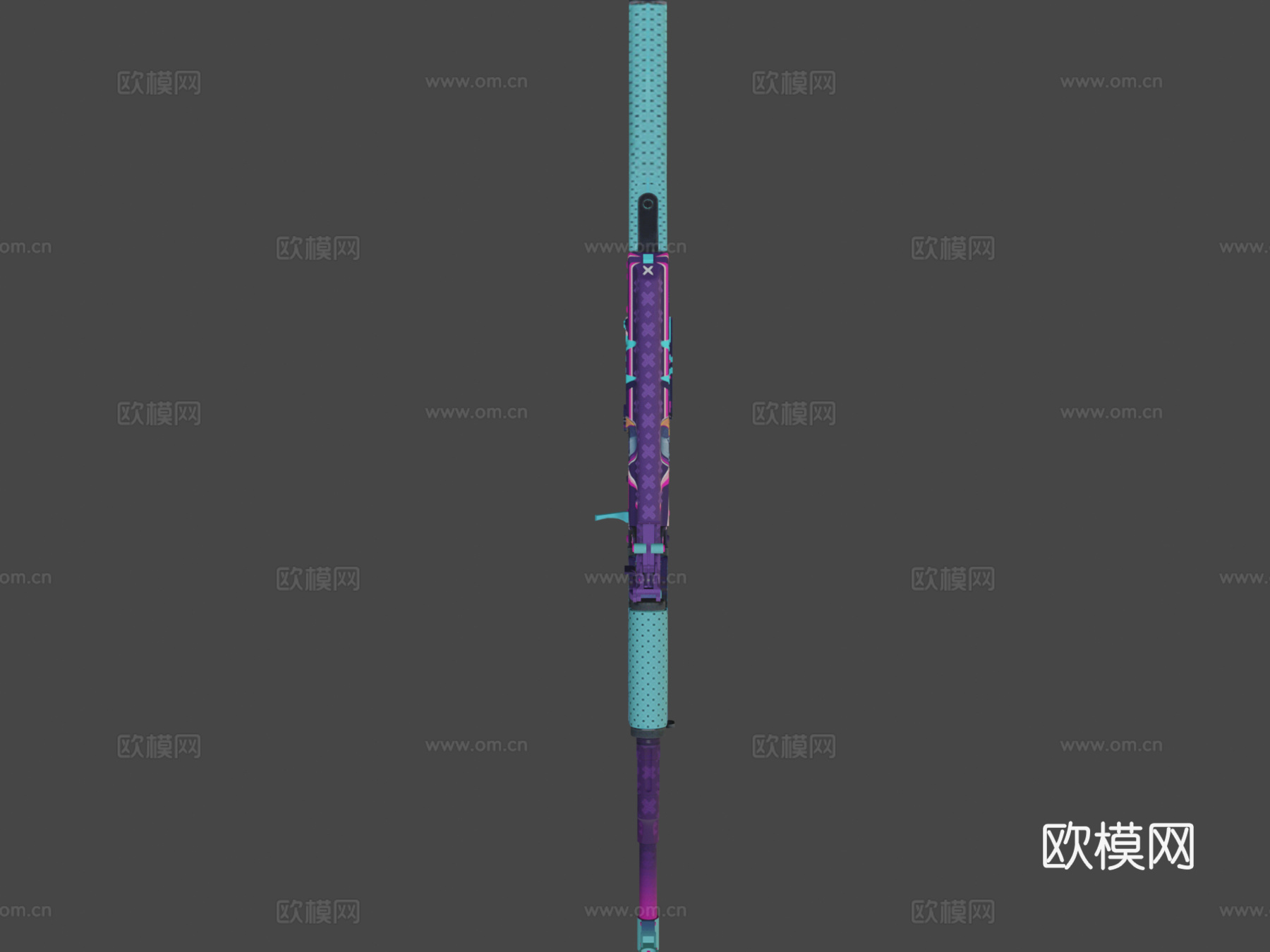 AK47-霓虹骑手3d模型