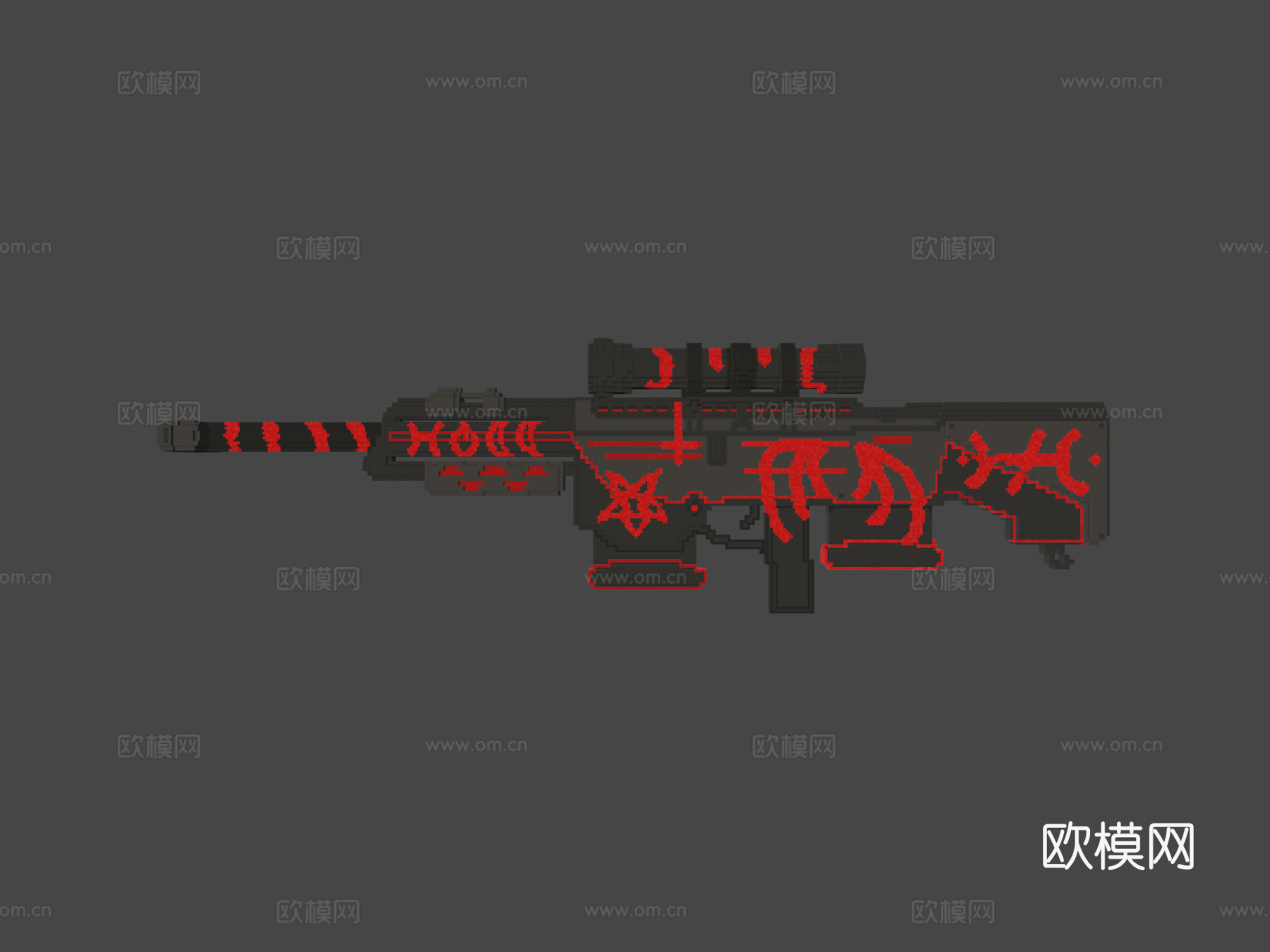 体素DSR50-万圣节Packapunch(立方64-1283d模型