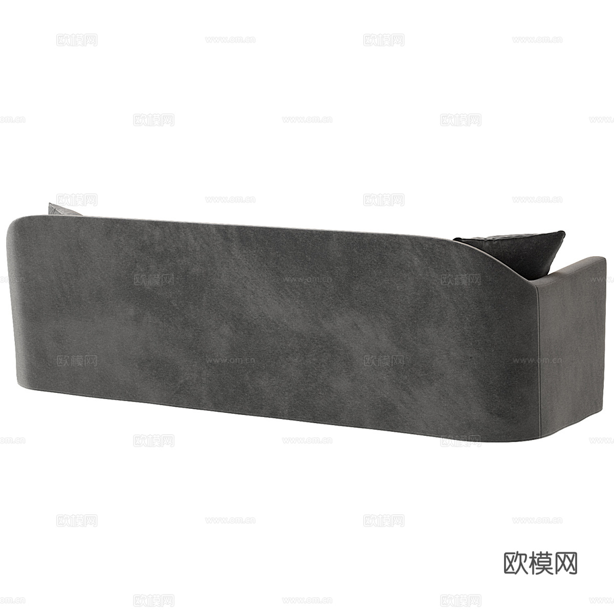 现代意式布艺休闲沙发3d模型