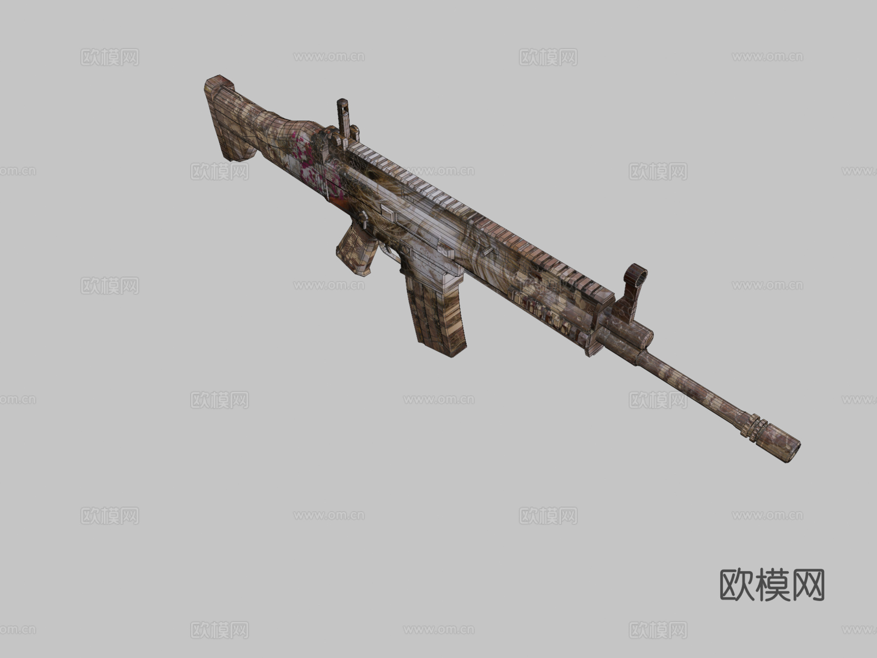 SCAR-L-吸血鬼杀手3d模型