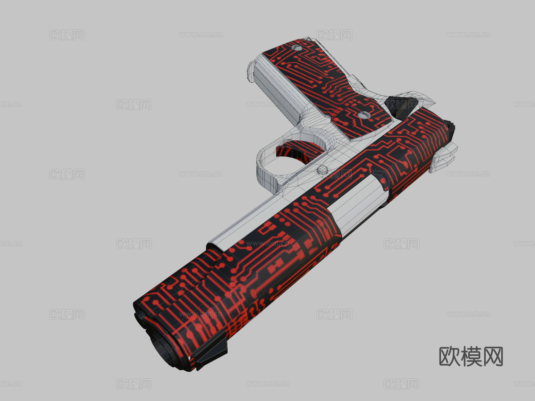 M1911-网络犯罪3d模型