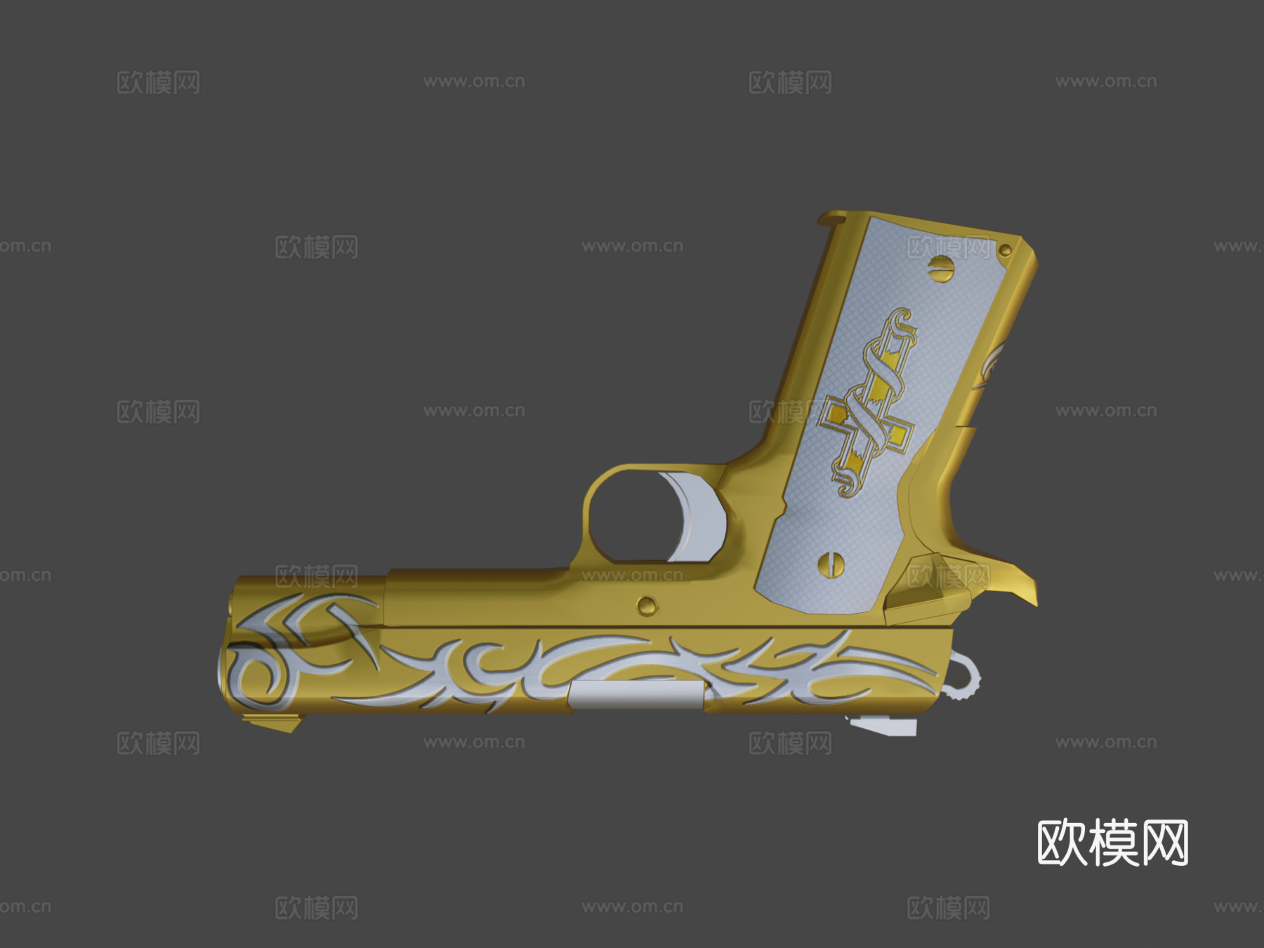 M1911-勒克索3d模型