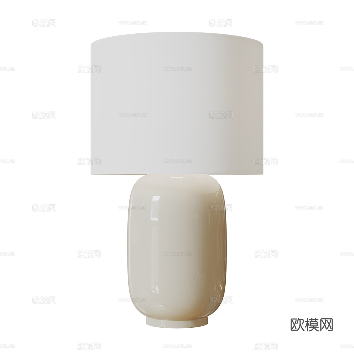 现代北欧装饰台灯3d模型