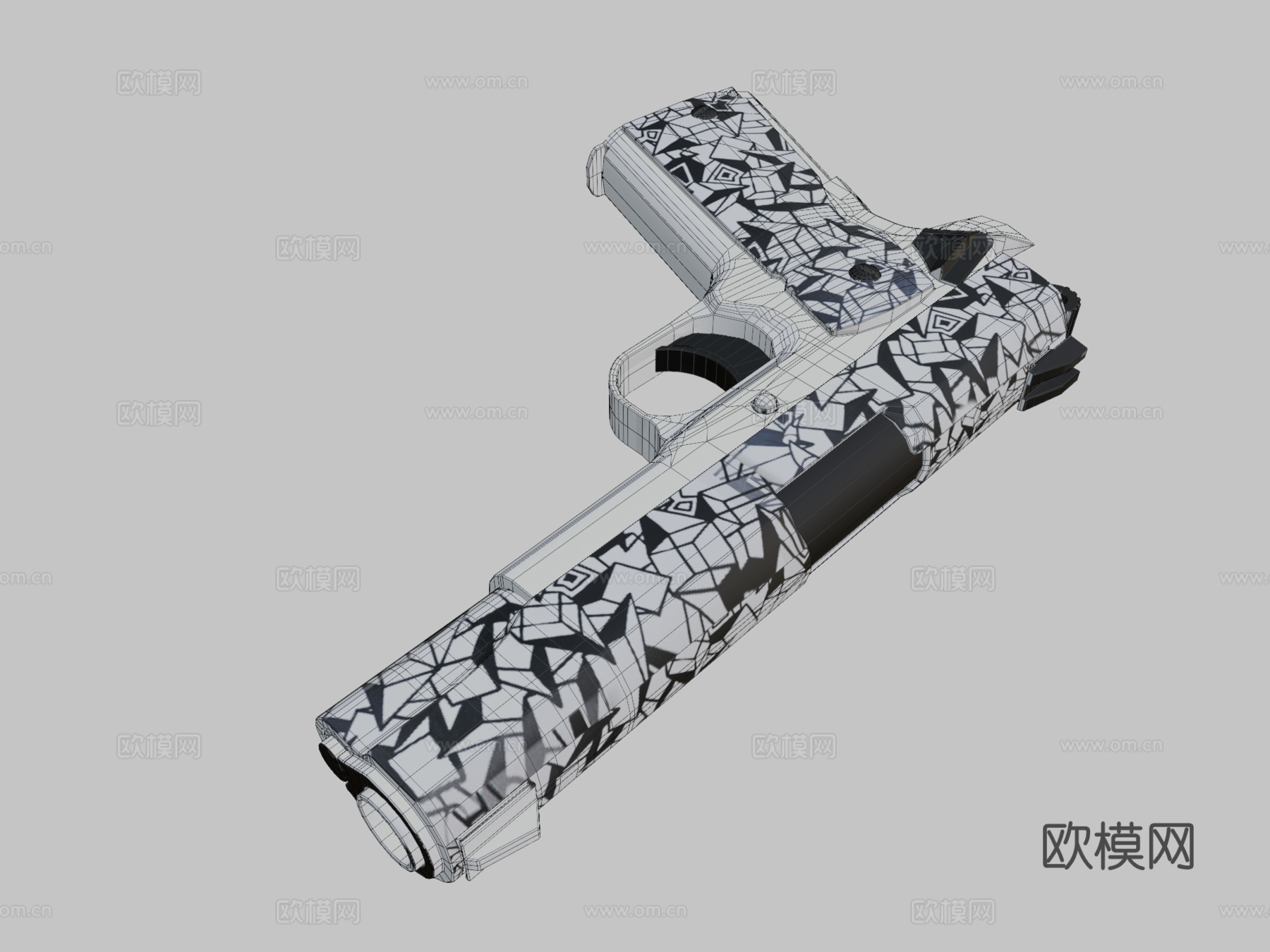 M1911散射3d模型