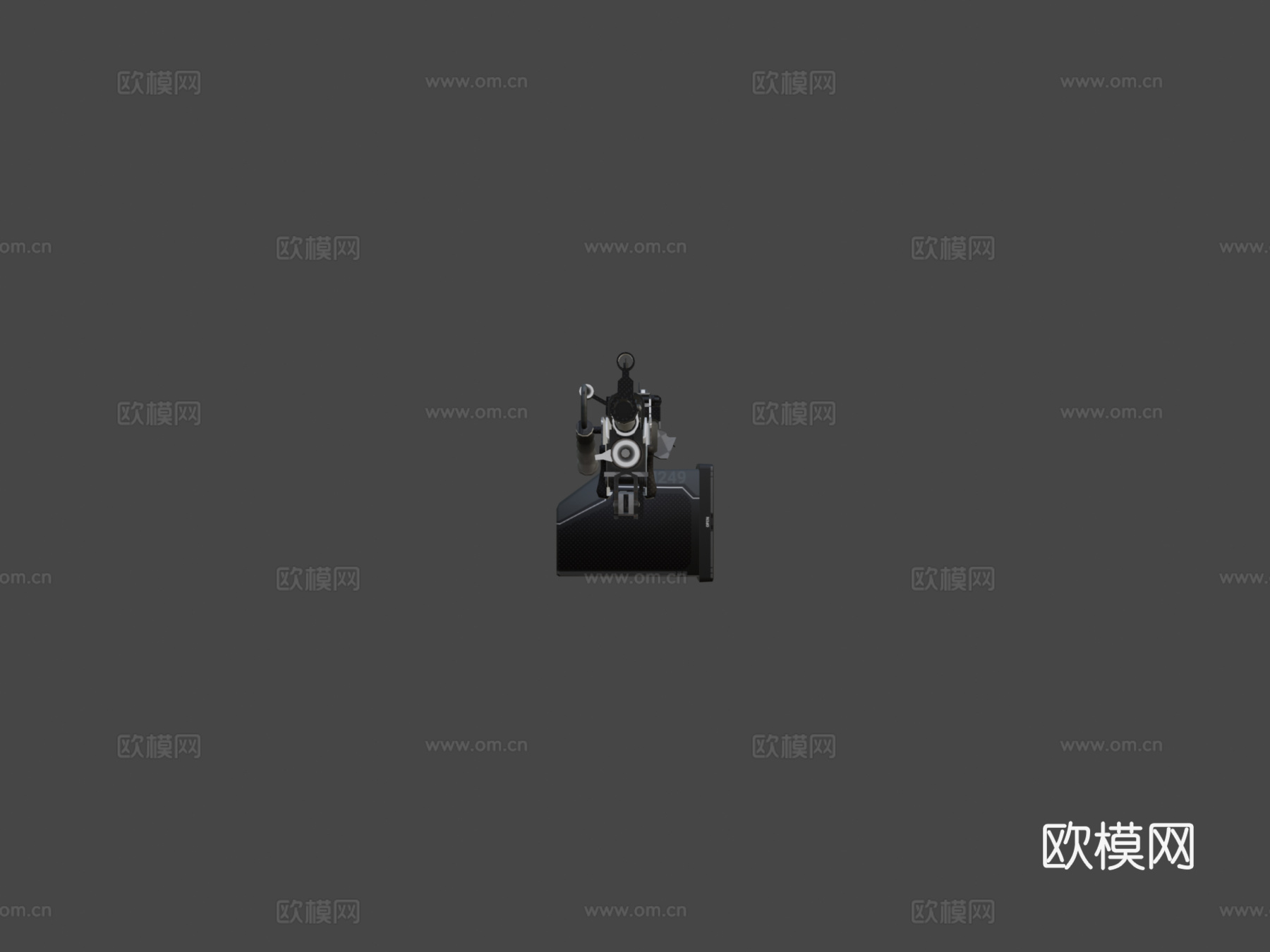 M249-黑领带3d模型