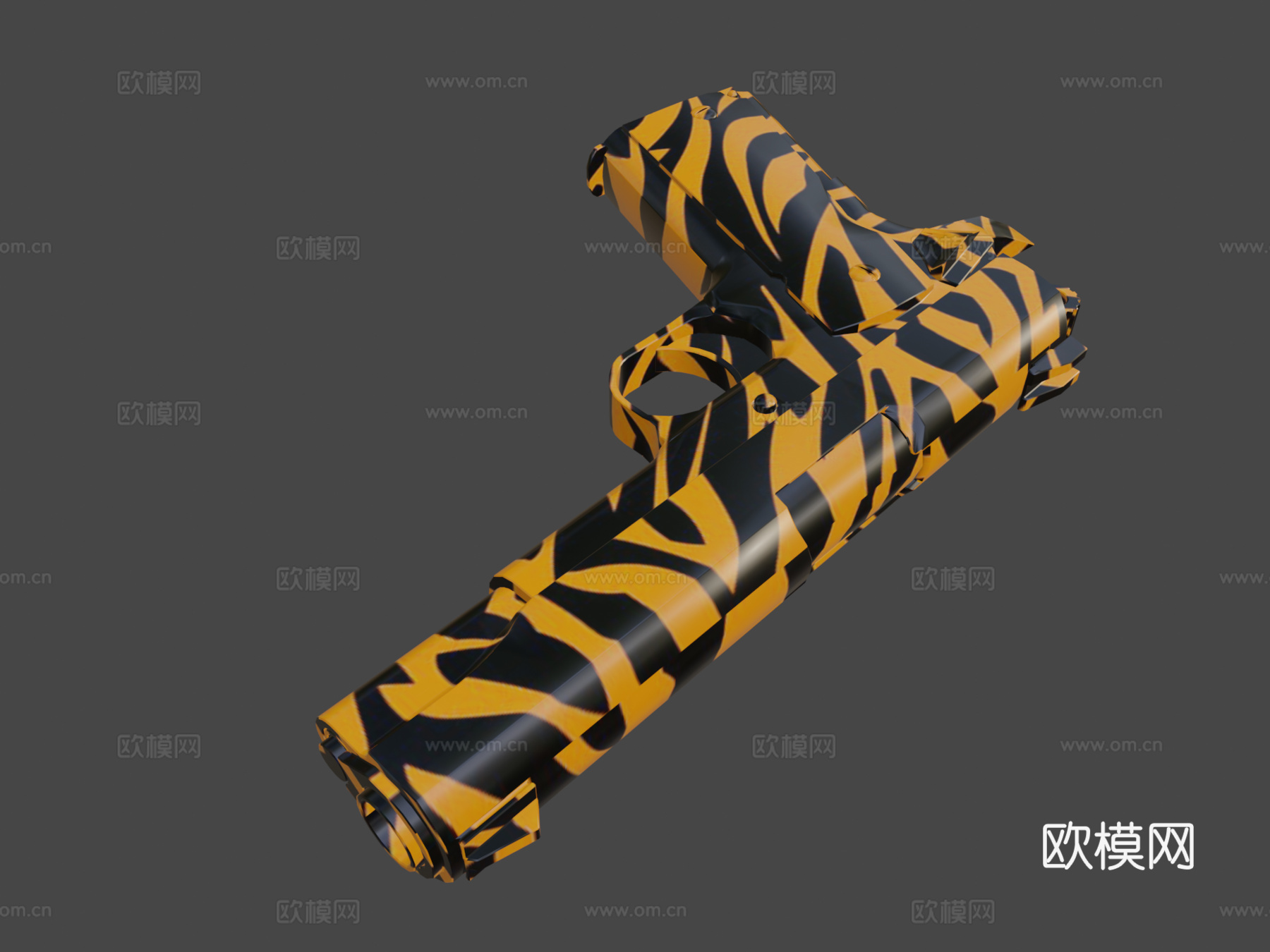 M1911-猛虎3d模型