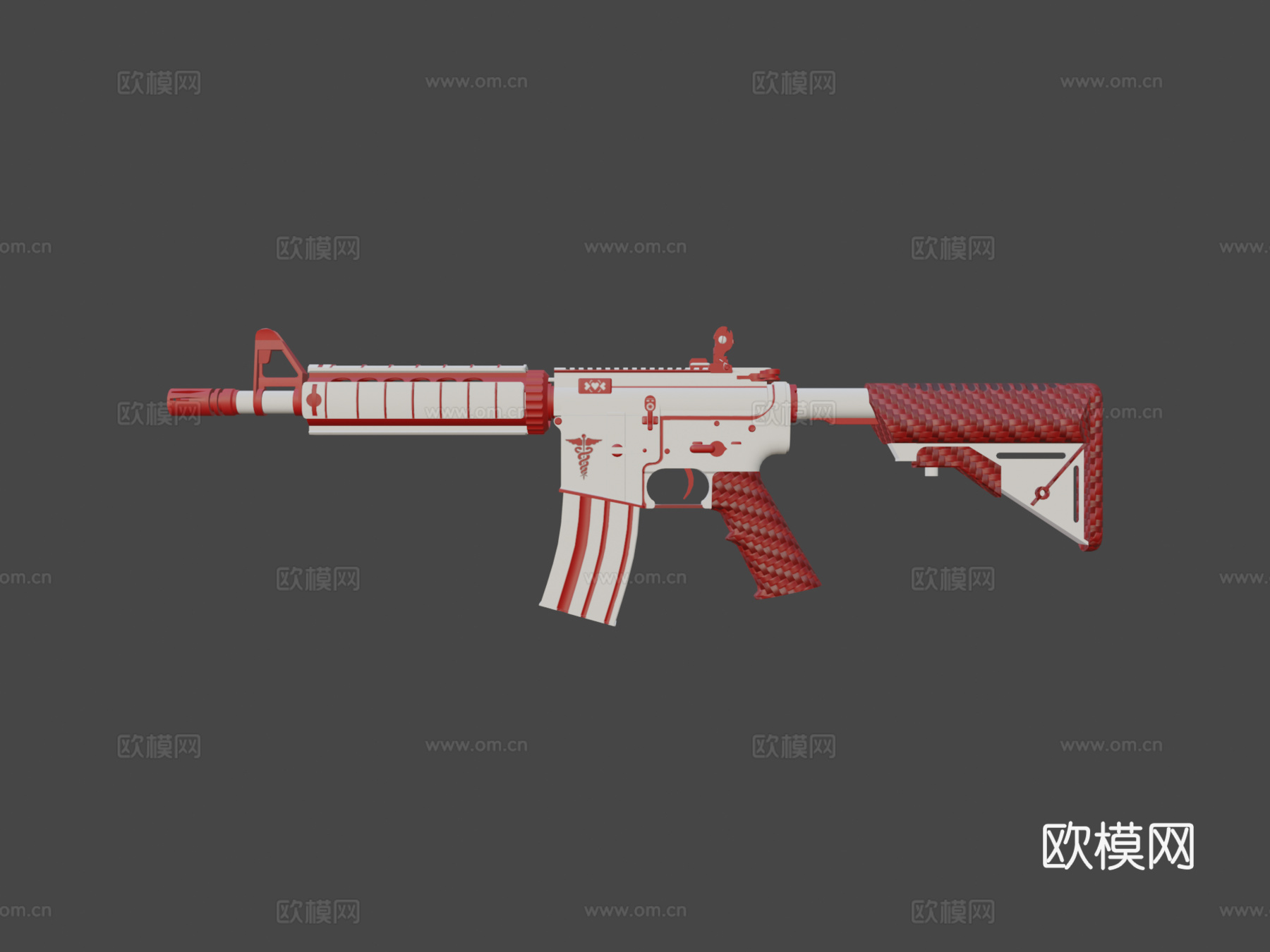 治疗者-M4A43d模型
