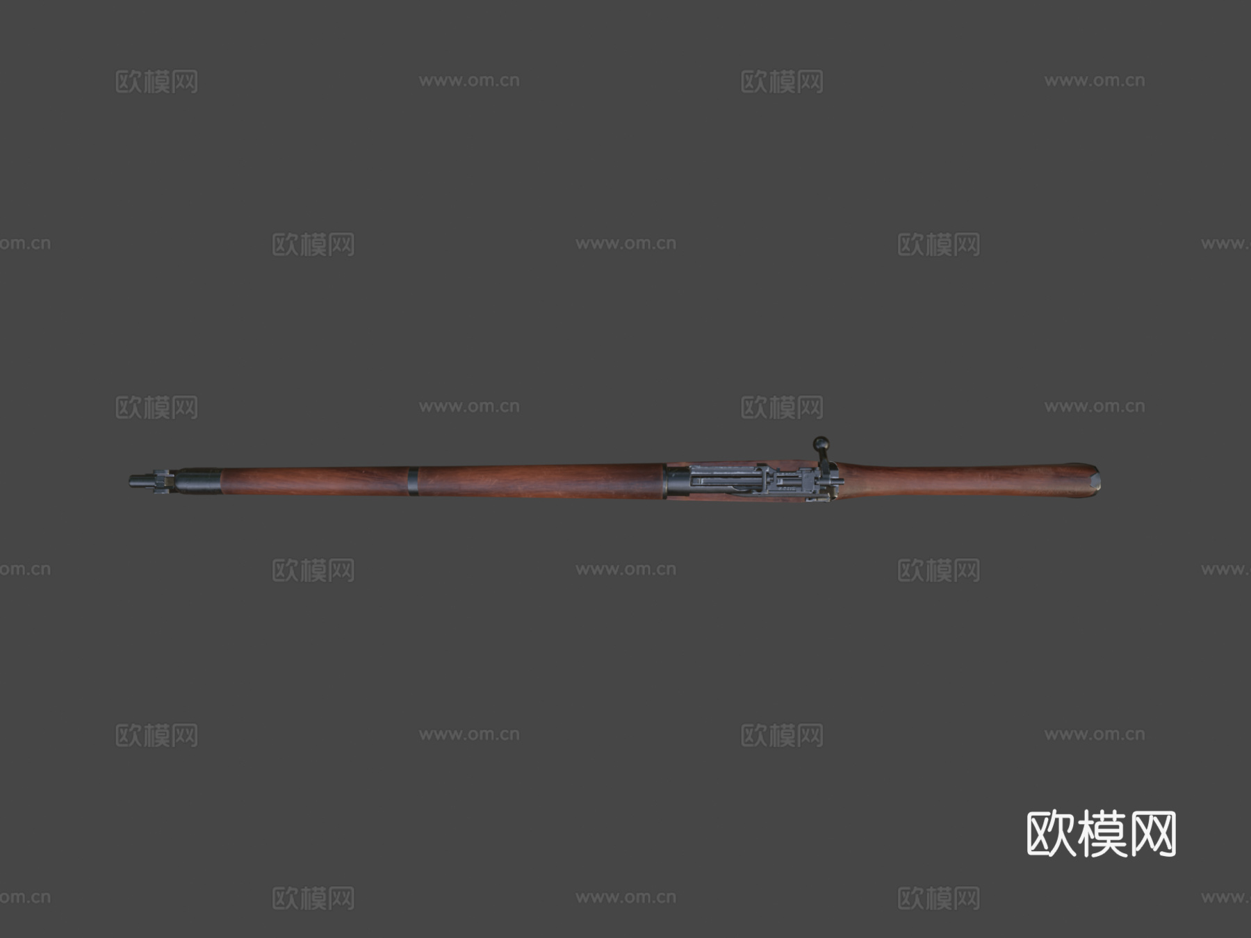 李恩菲尔德Mk1No4考试GAP3d模型