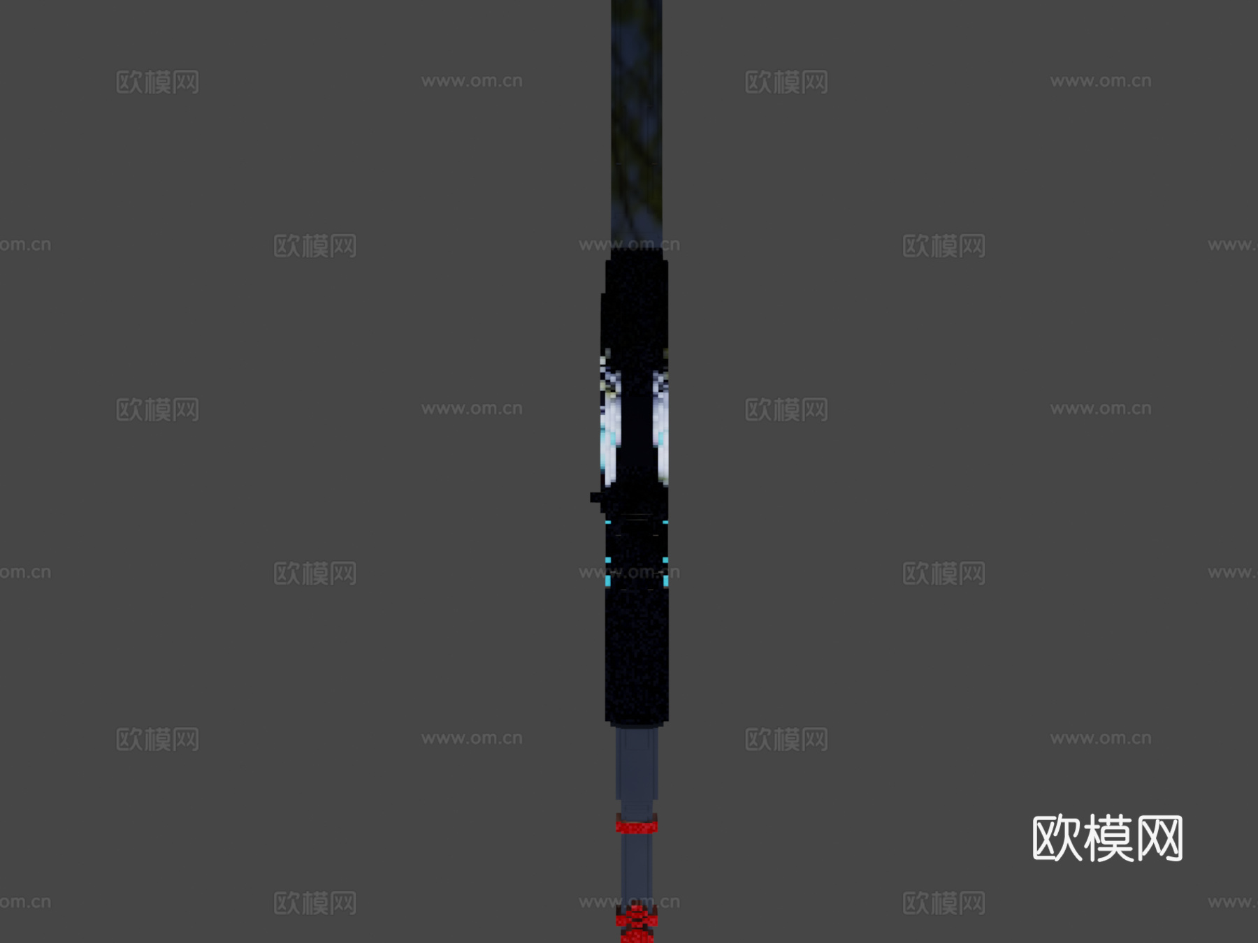 体素AK-47-爆破者=强化版=(立方-128)3d模型