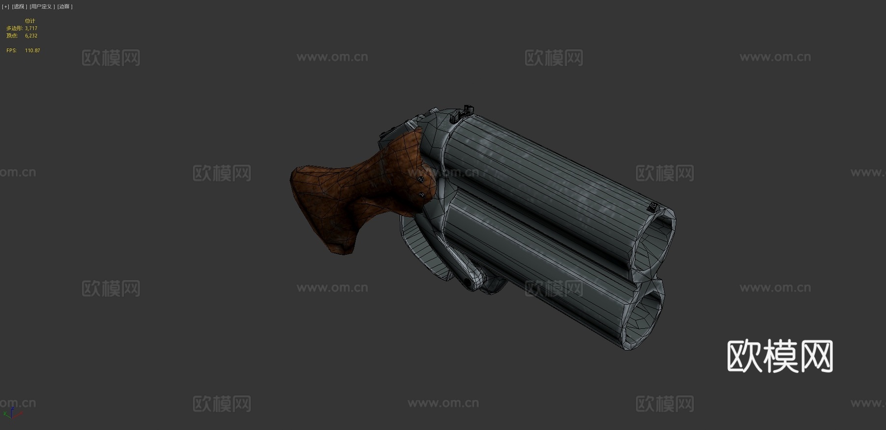 霰弹枪-奇异双管3d模型