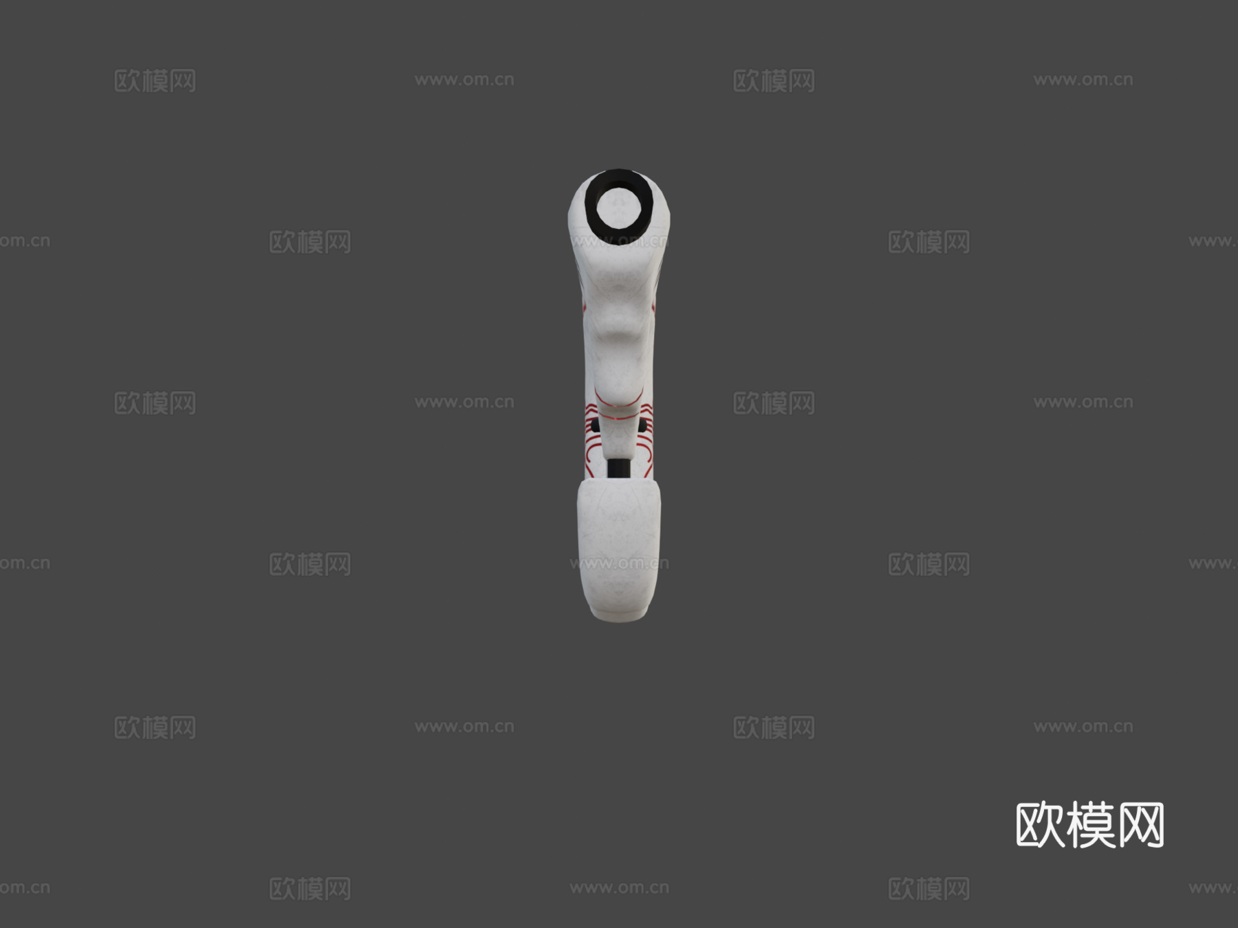 碰撞枪3d模型