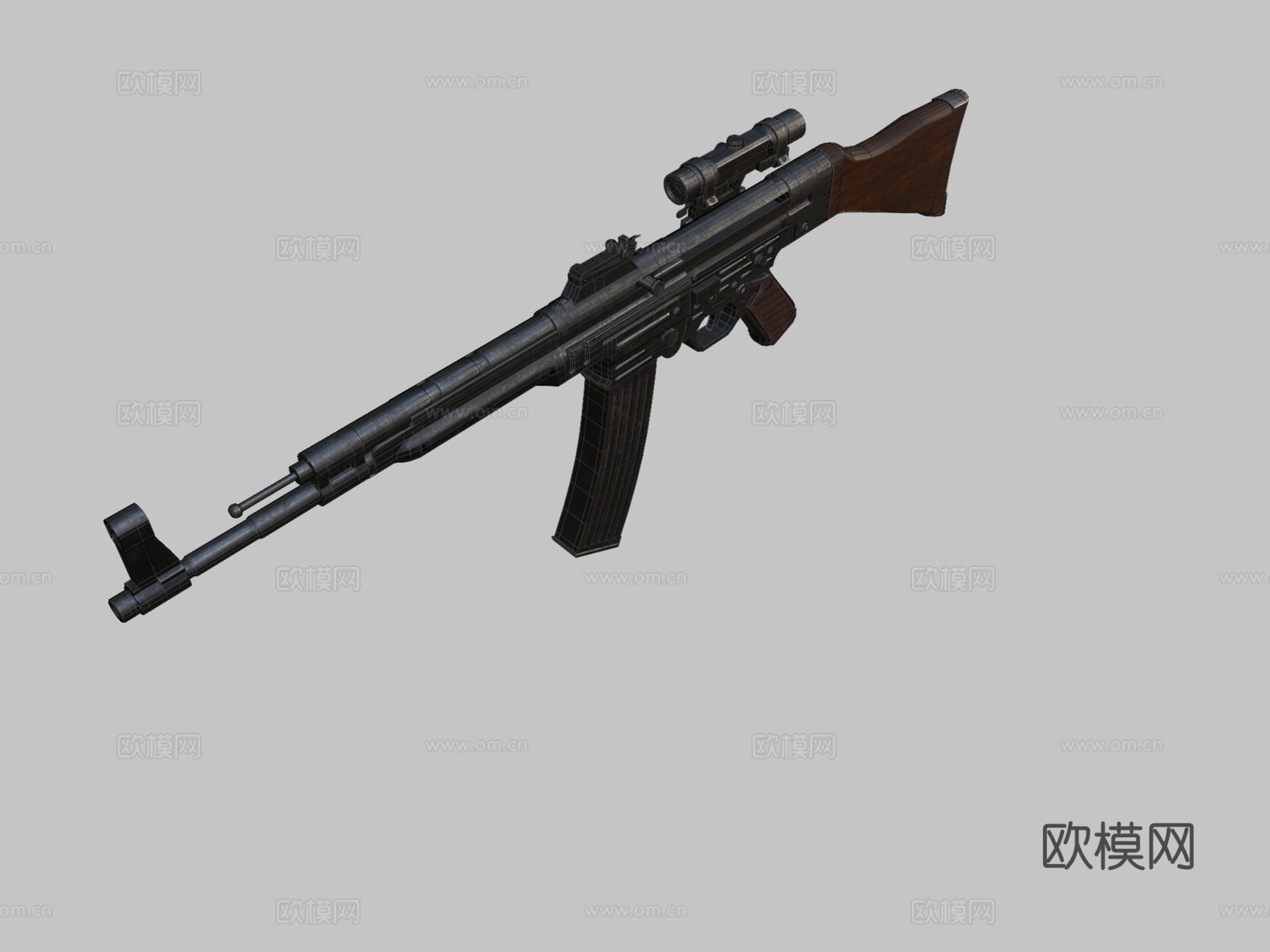 带瞄准镜的STG443d模型