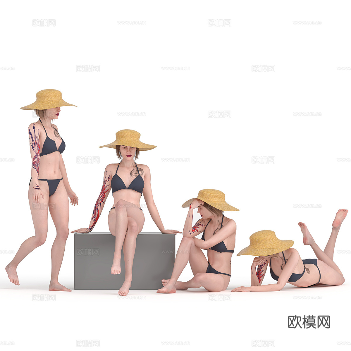 女人3d模型