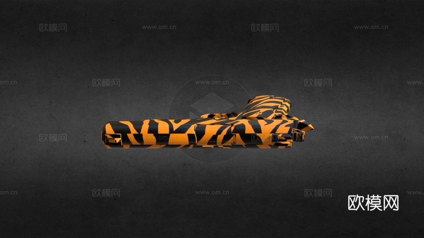M1911-猛虎3d模型