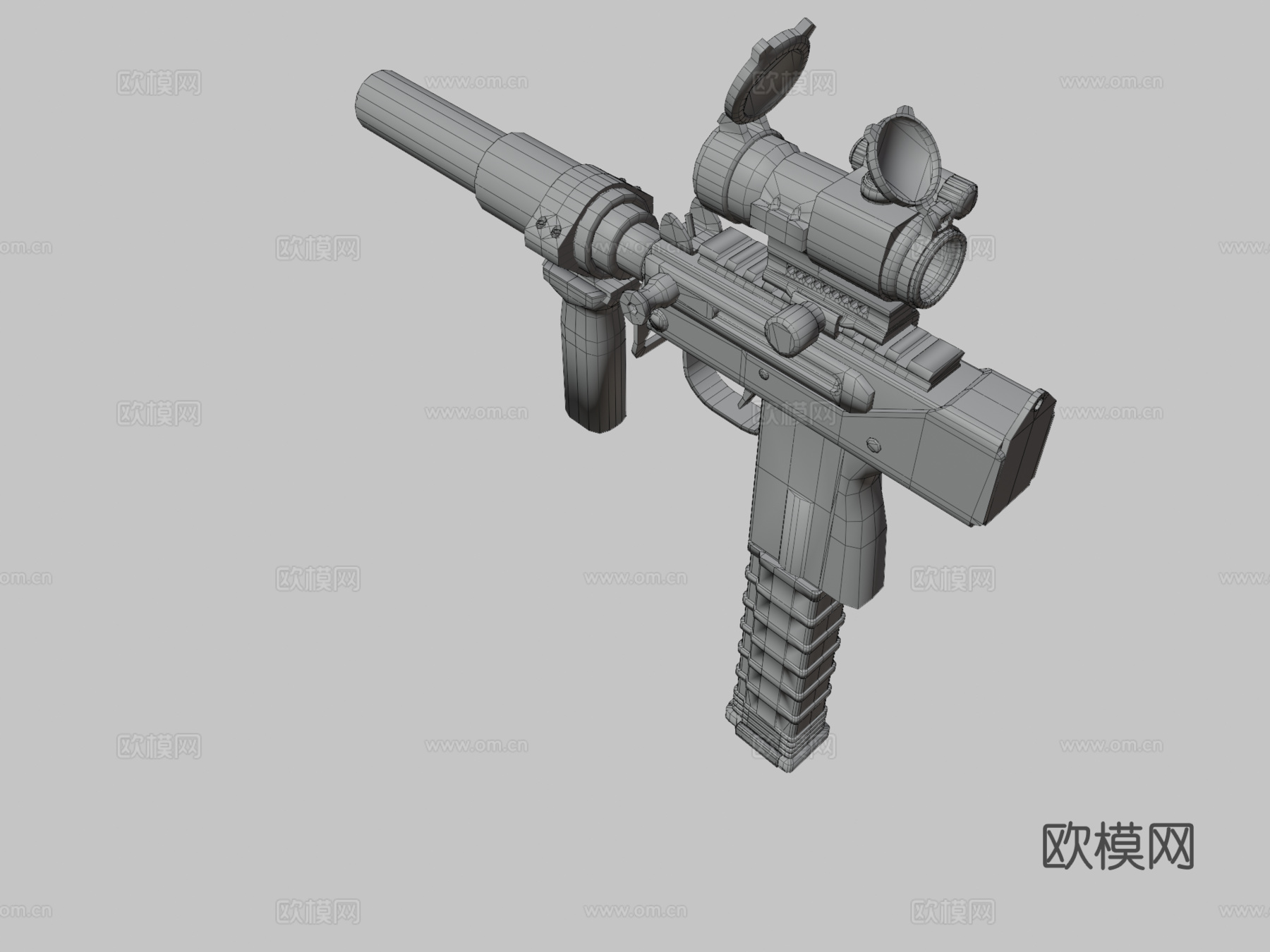 [制作中]MPA930SST-X(MAC-10)3d模型