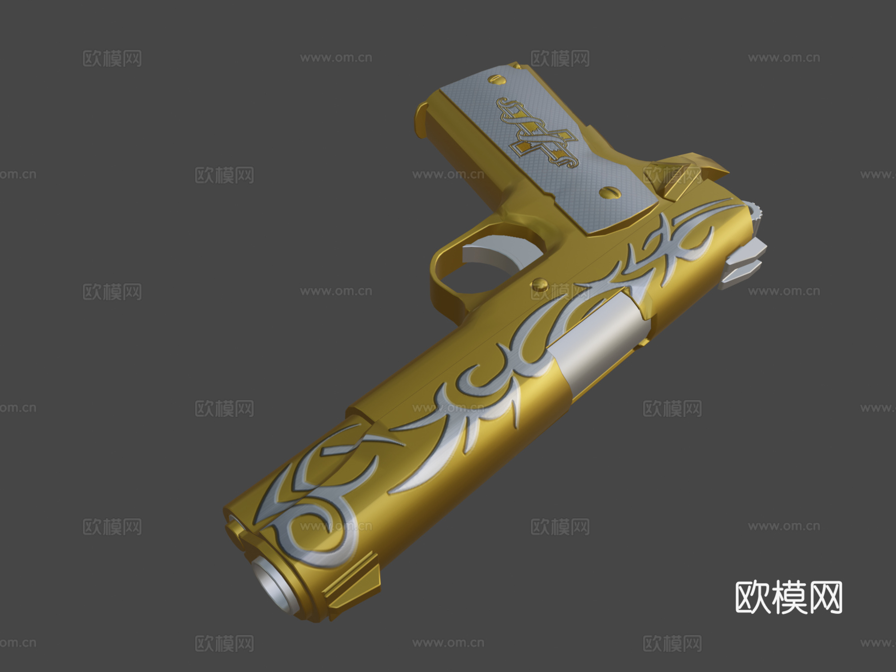M1911-勒克索3d模型