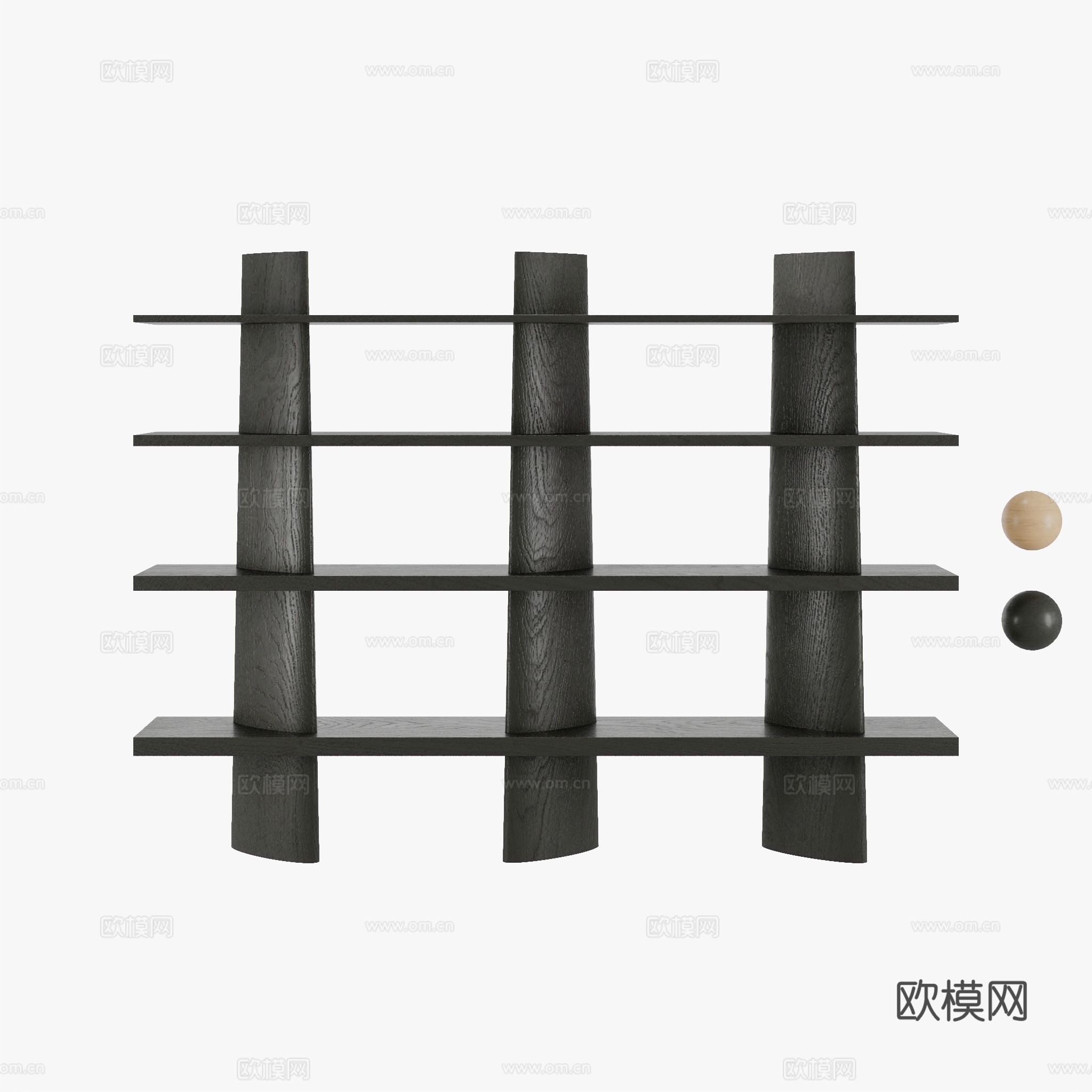 得闲 玲珑架 展示架免费3d模型