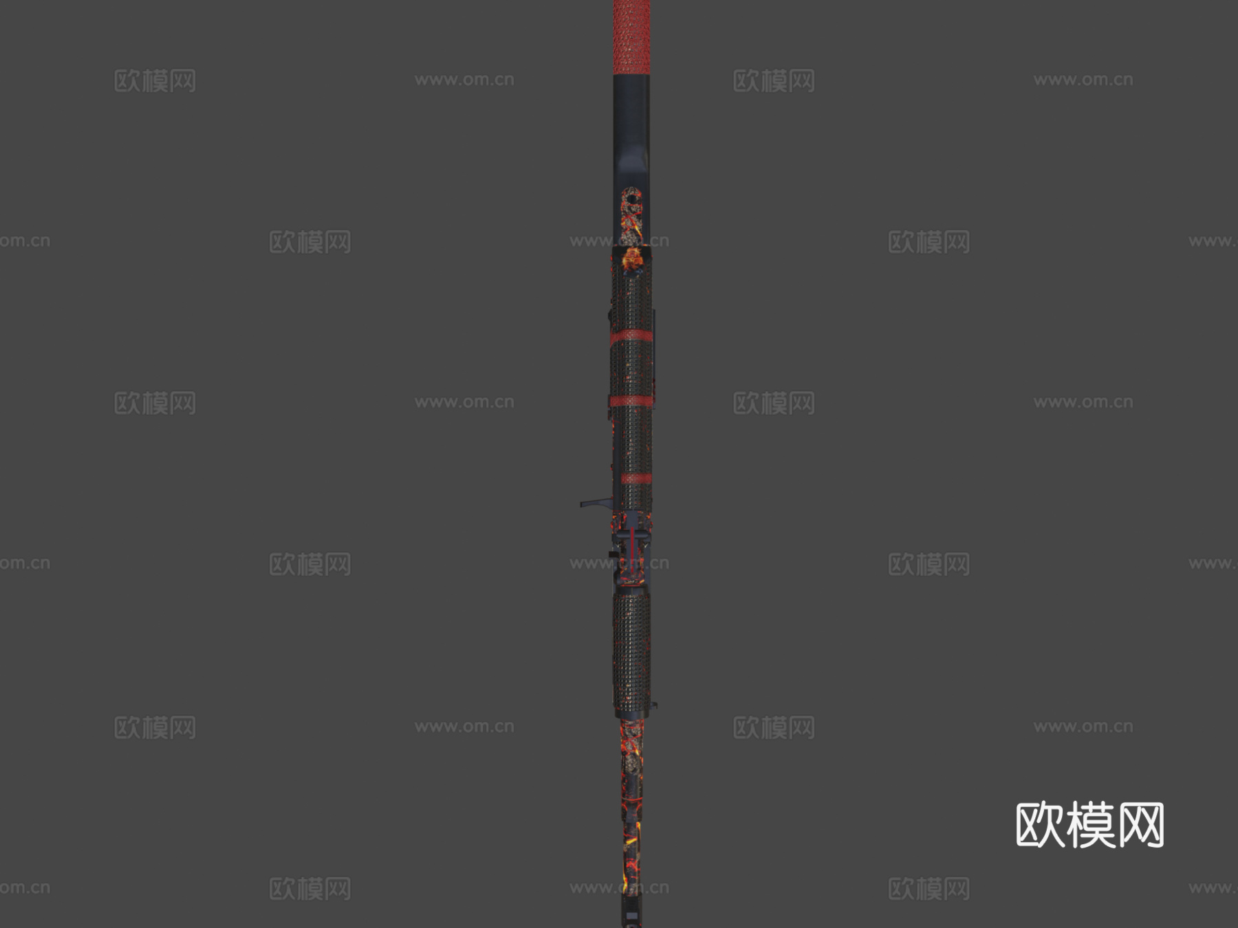 AK47-火山烈焰3d模型