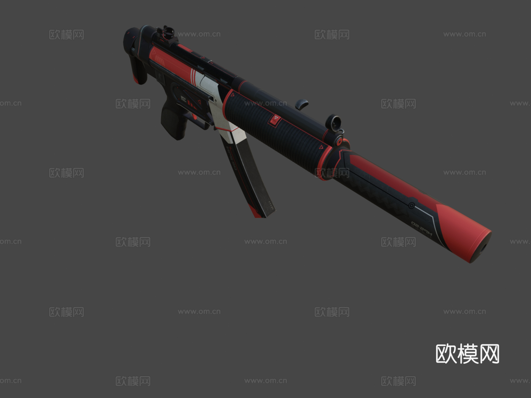 MP5SD-赛雷克斯版3d模型