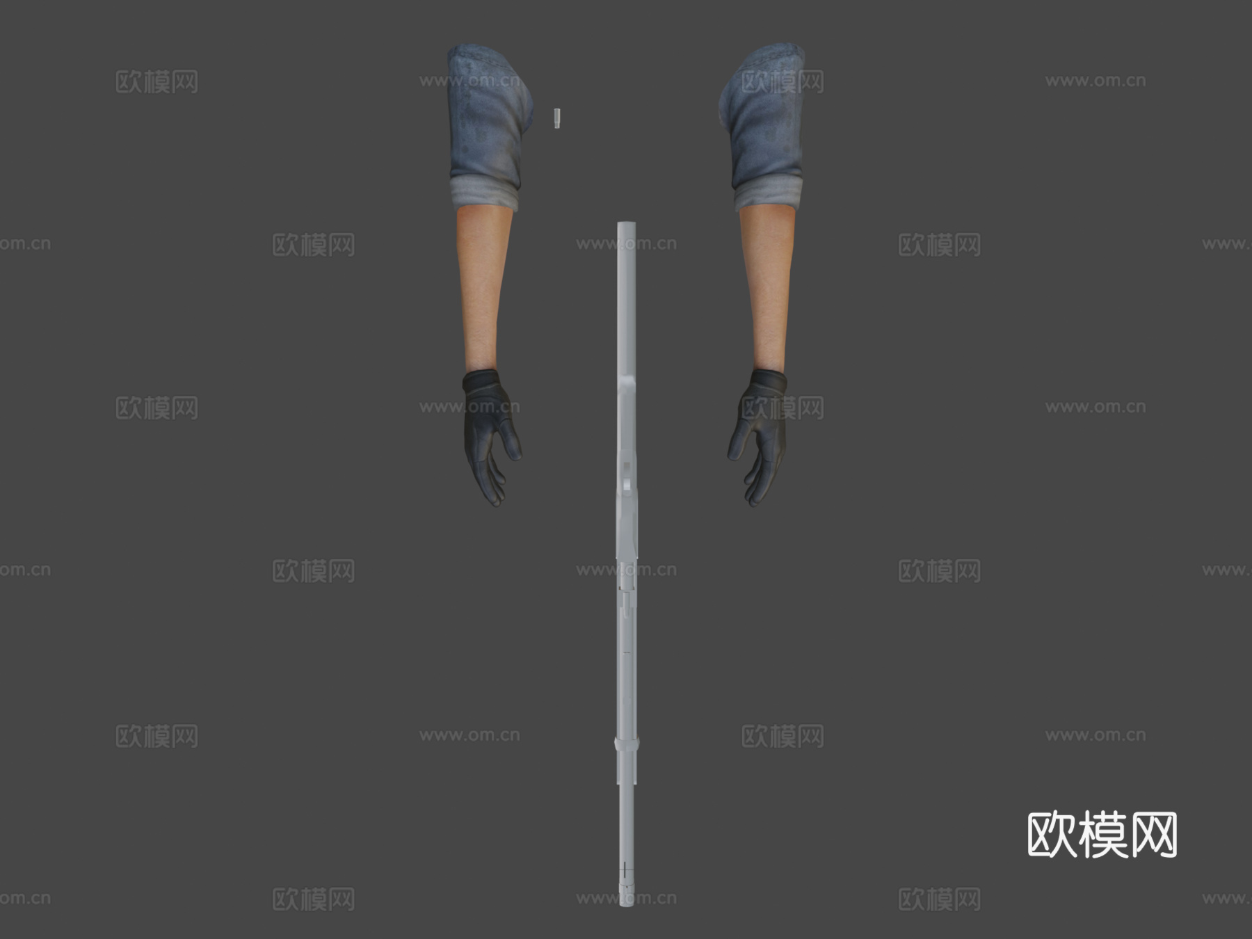 温彻斯特第一人称动画3d模型