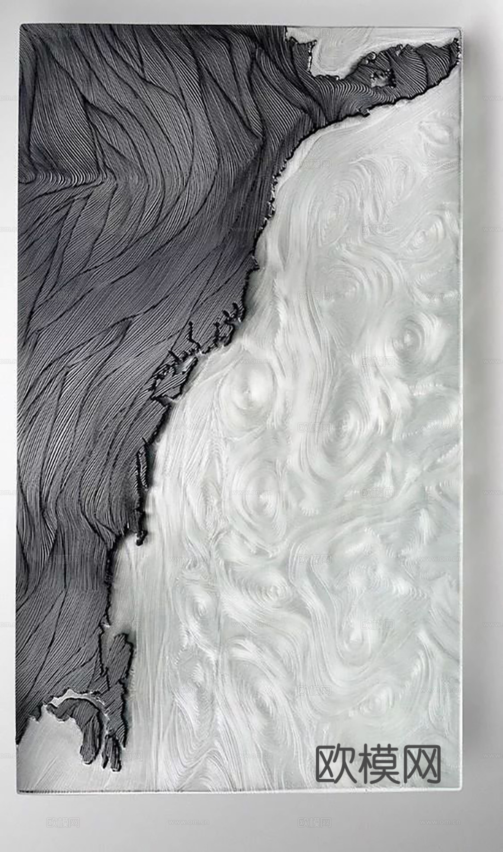 中古复古黑白挂画  抽象画 艺术画