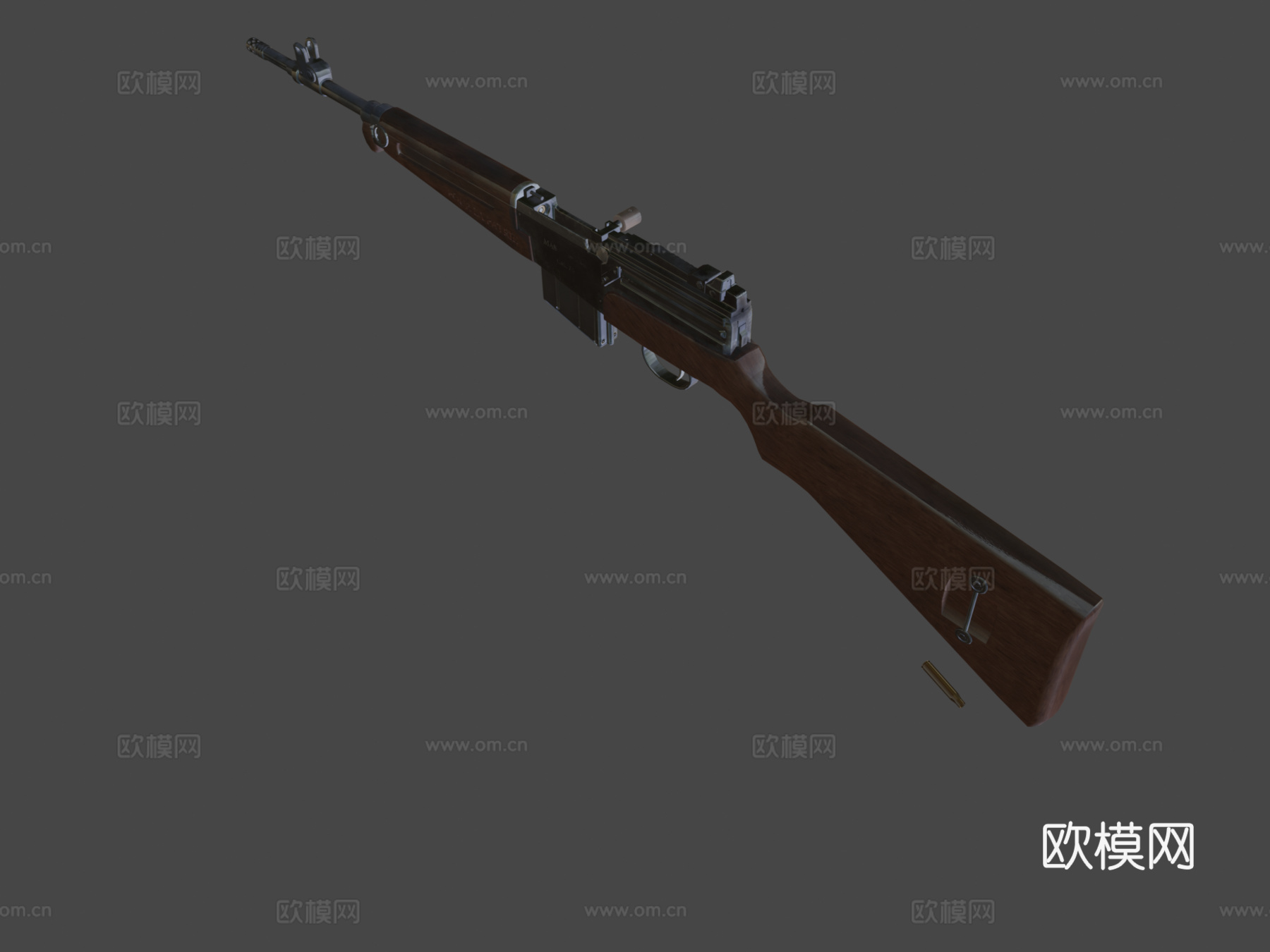 MAS1949-56法国半自动步枪3d模型