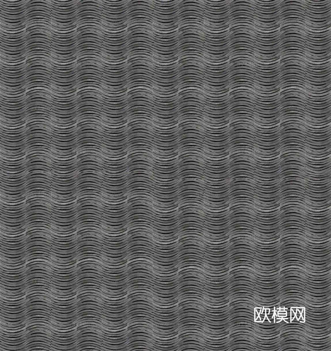 室外瓦片地面铺装  瓦片砖