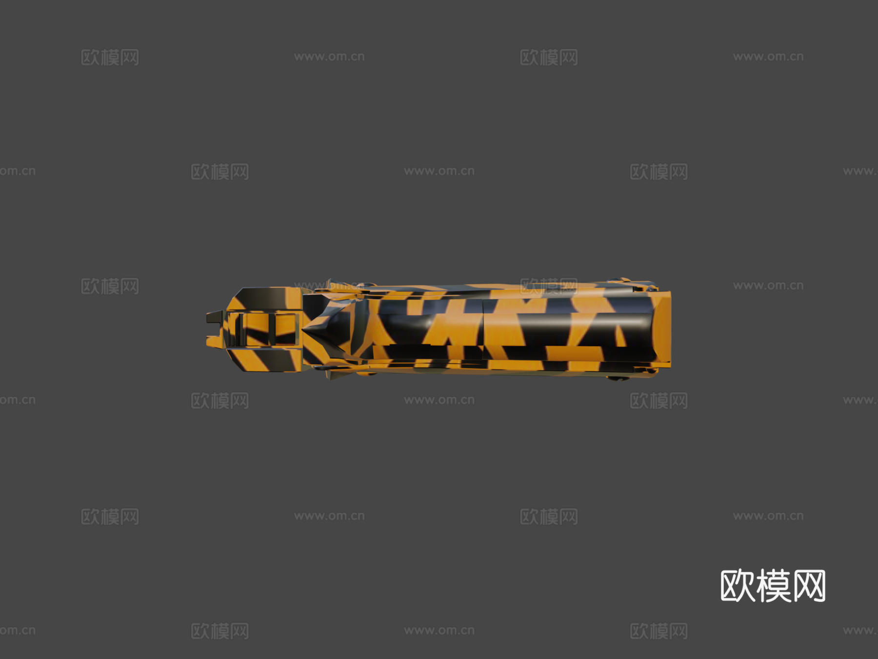 M1911-猛虎3d模型