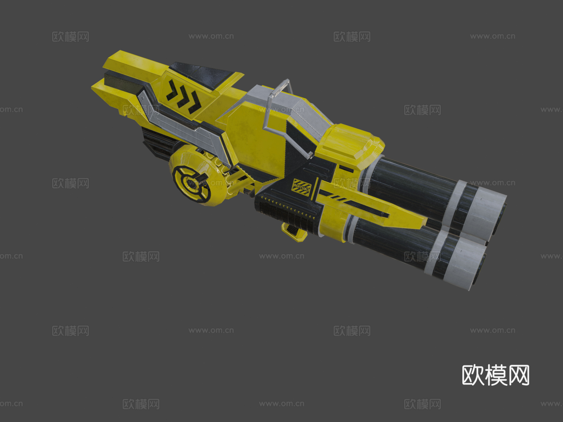火箭发射器3d模型