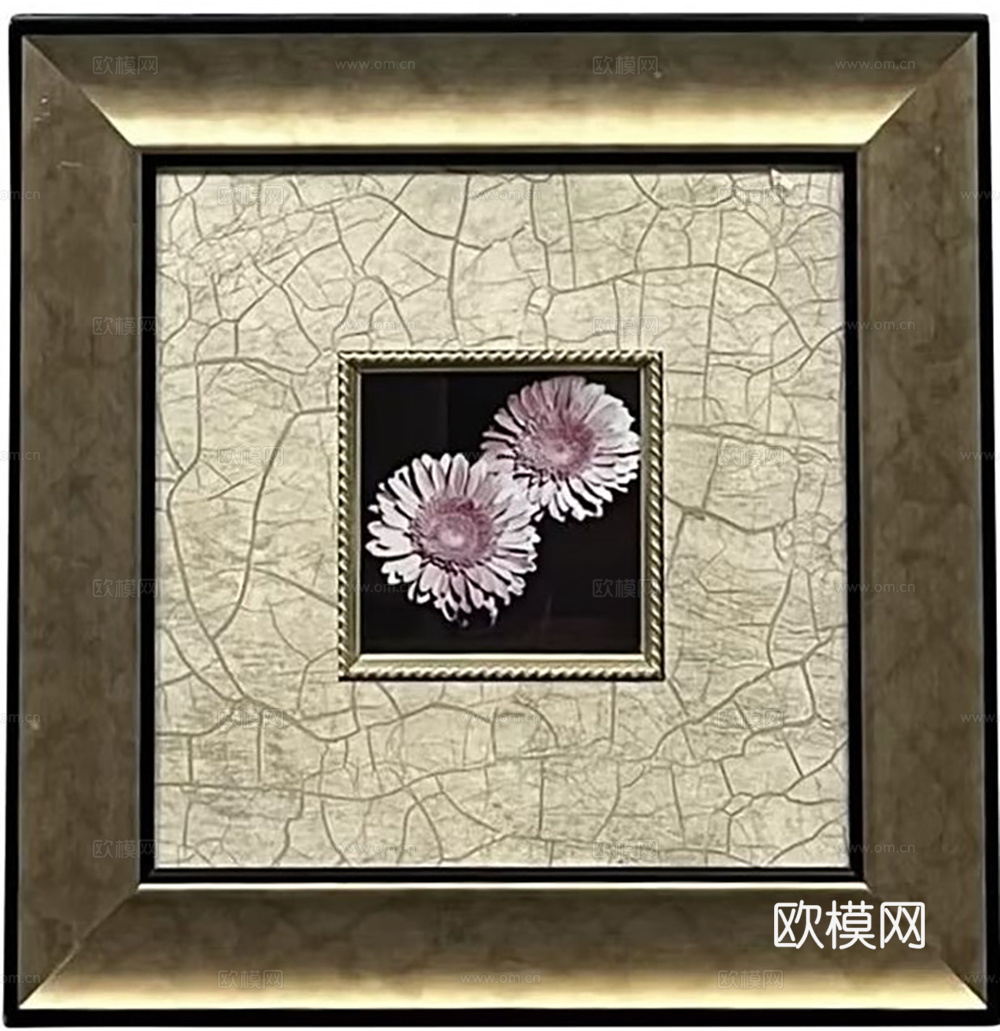 中古复古挂画  抽象画 艺术画