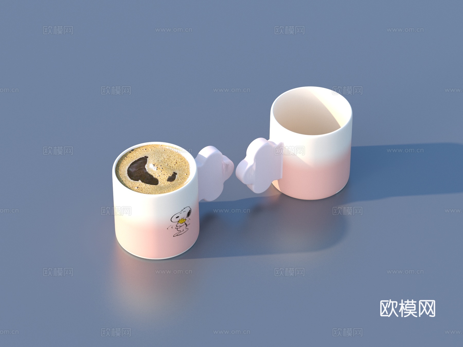 杯子 咖啡 咖啡杯3d模型