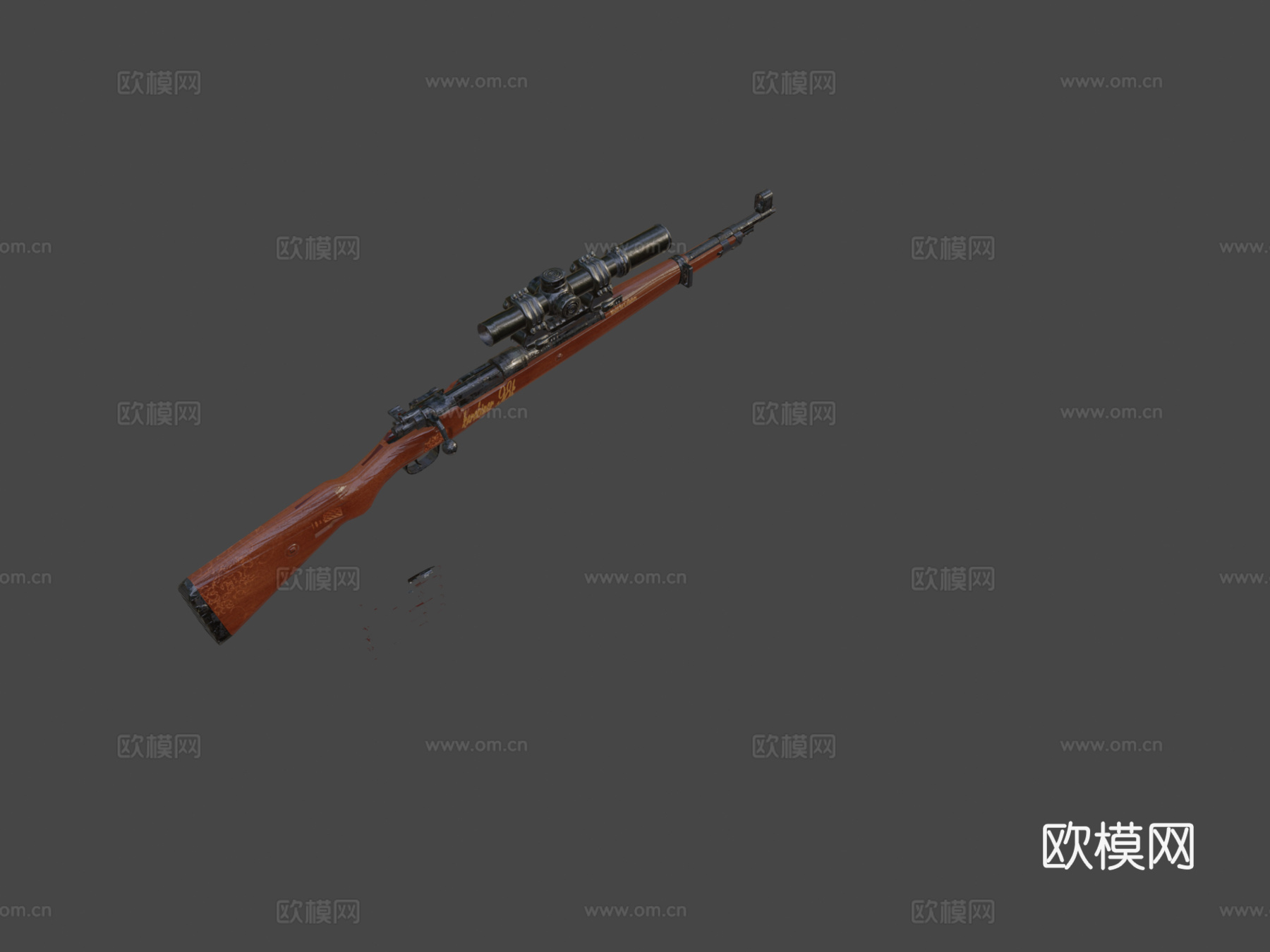 Kar98收藏家模型3d模型