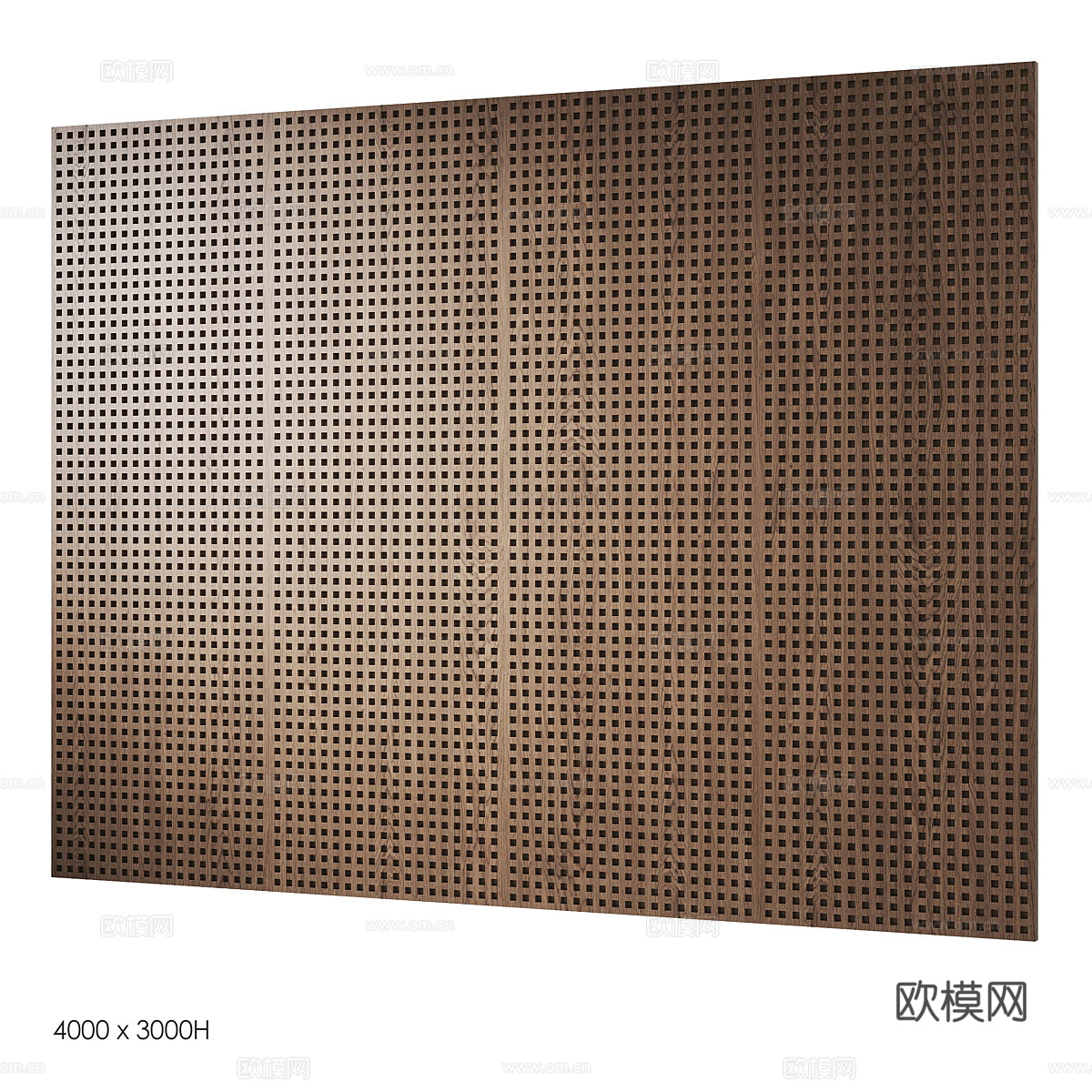 新中式装饰墙板3d模型