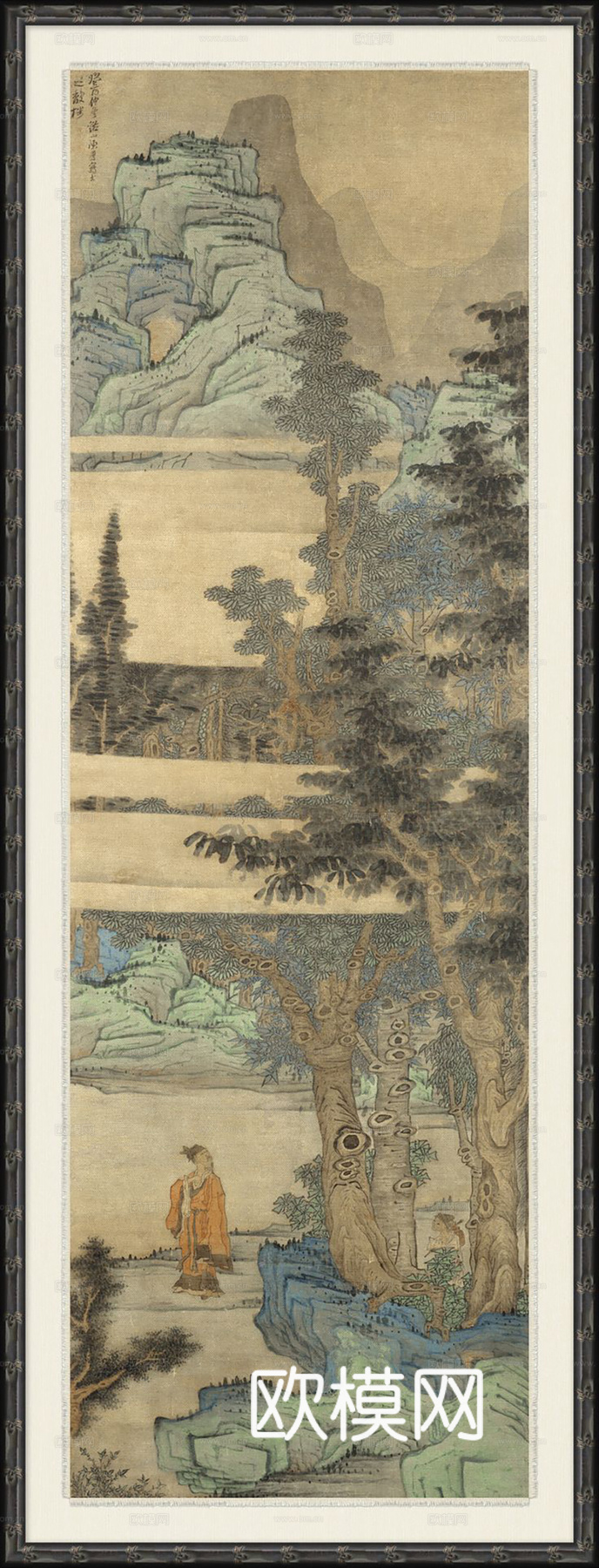 中古复古挂画  抽象画 艺术画