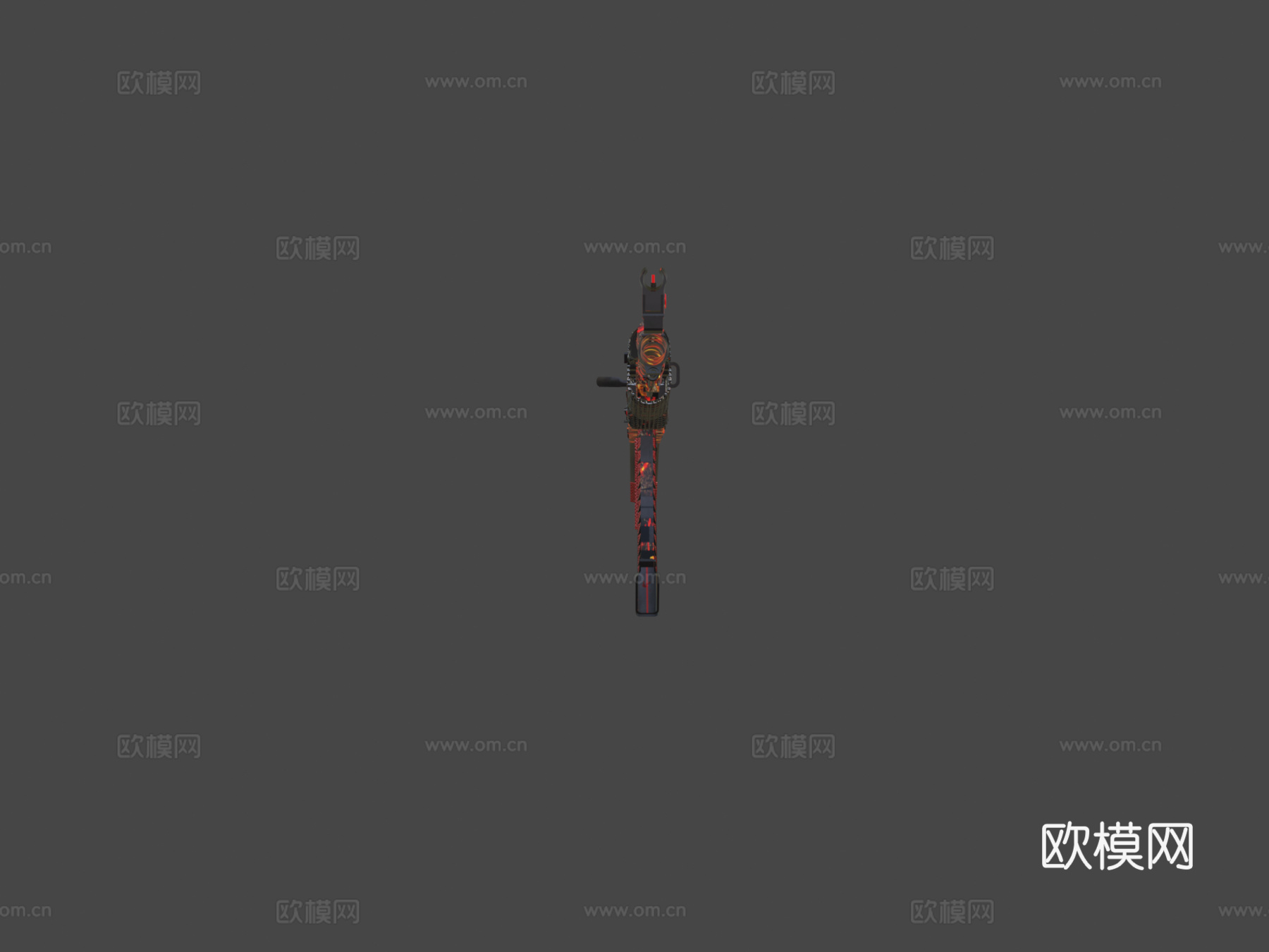 AK47-火山烈焰3d模型