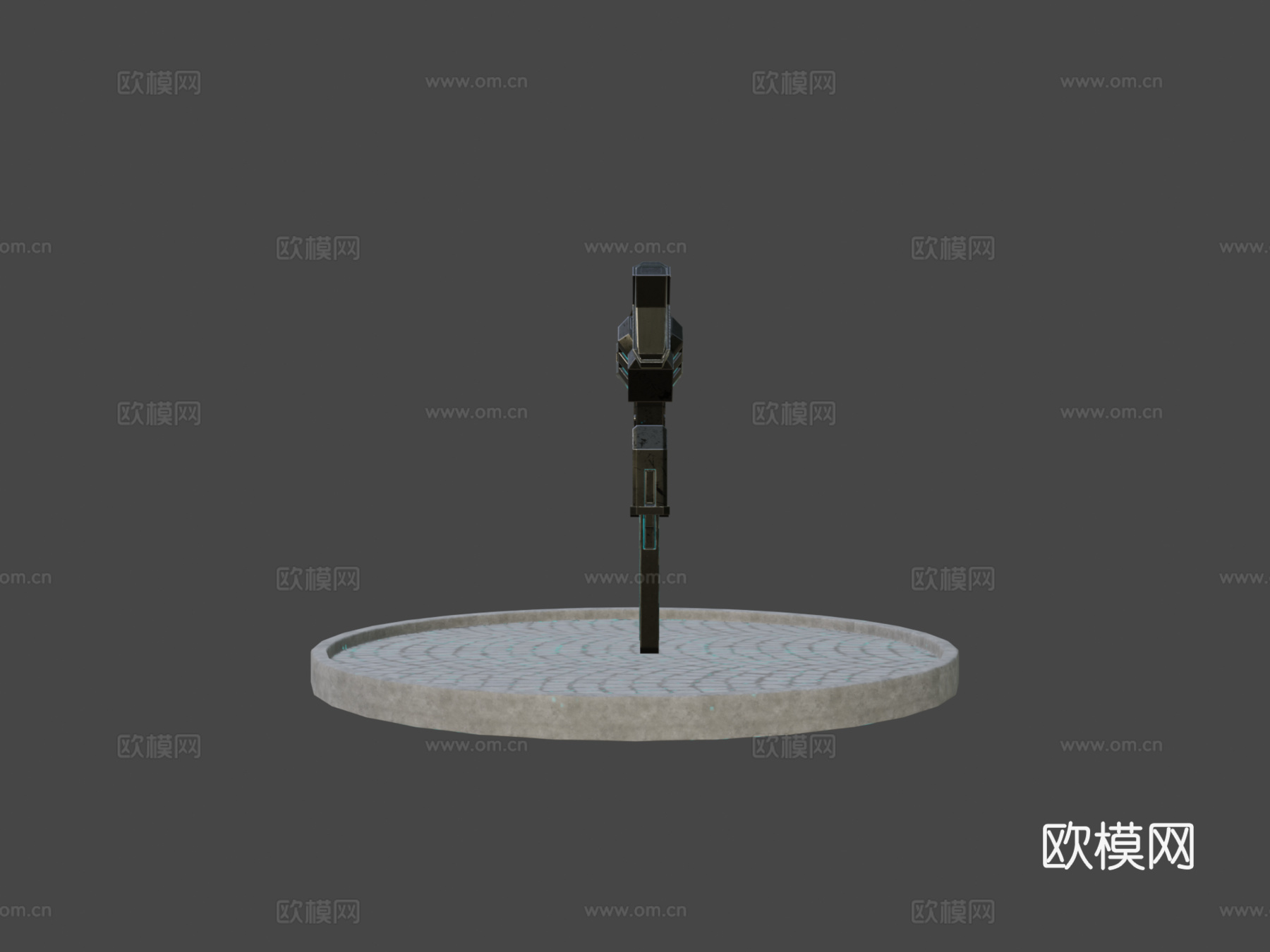 守望先锋-哨兵枪(黑影)3d模型