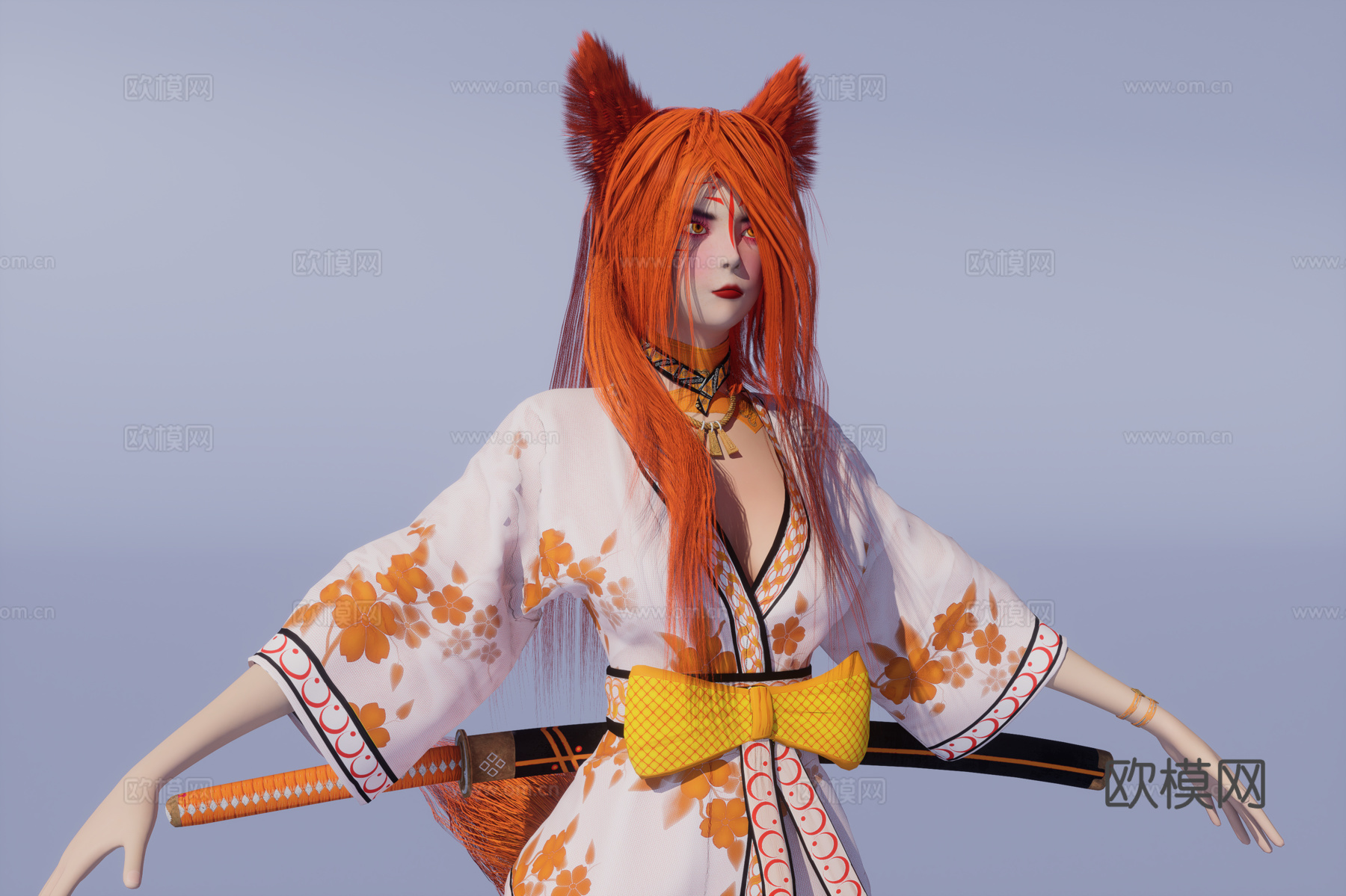 女武士3d模型